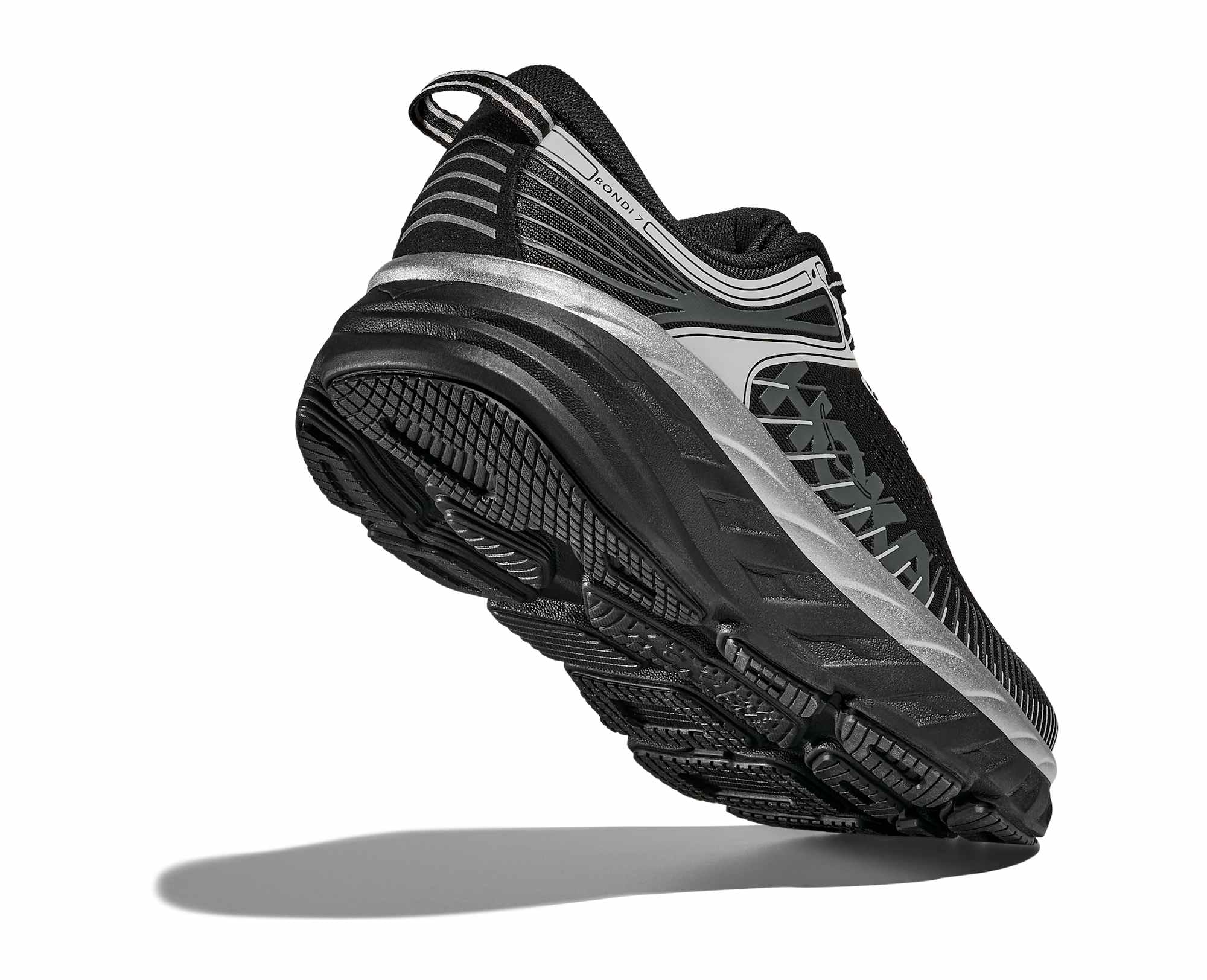 Hoka M Bondi 7 Color: BLACK / STARDUST Style: 1110518 - BKSTR