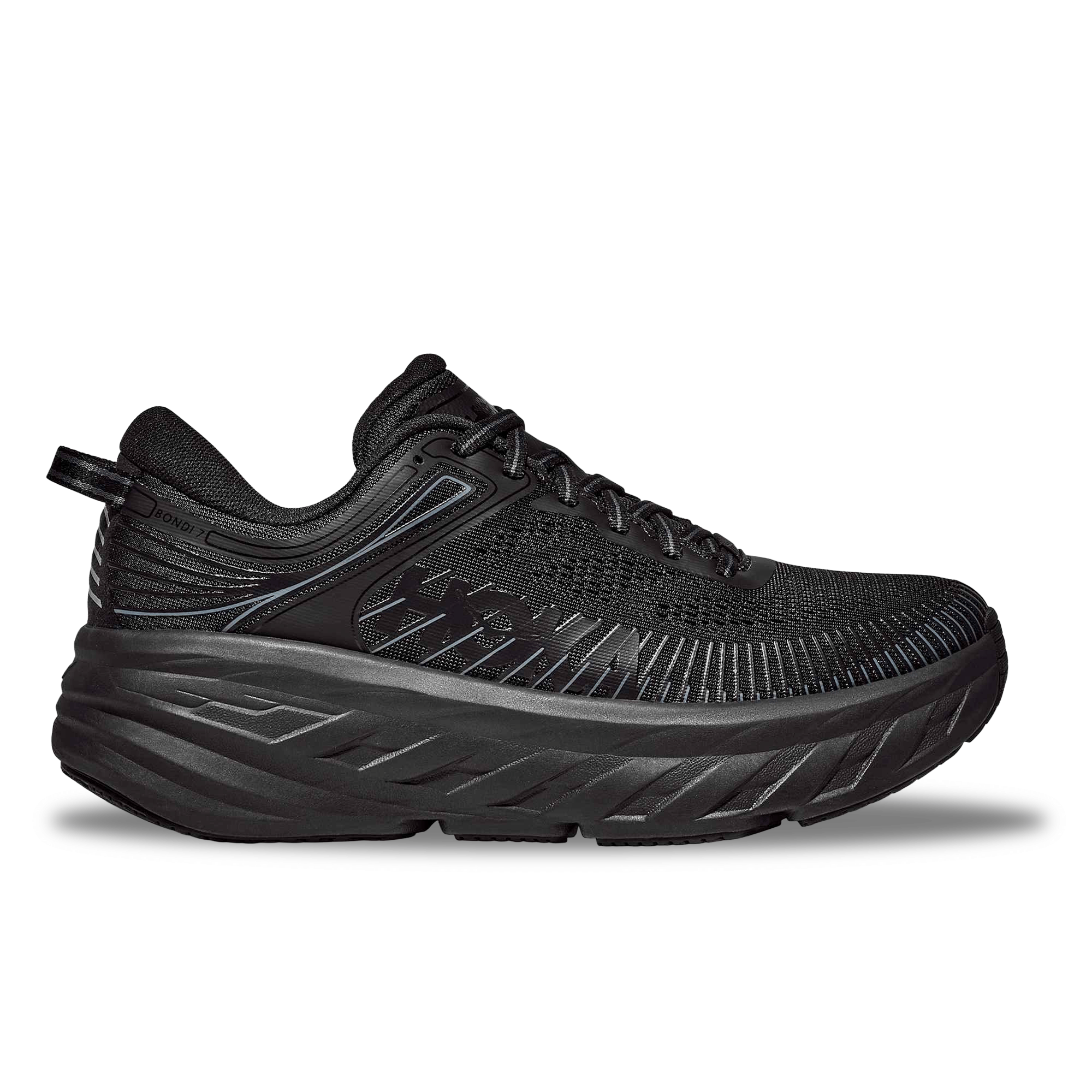 Hoka M Bondi 7 Color: BLACK / BLACK Style: 1110518 - BBLC