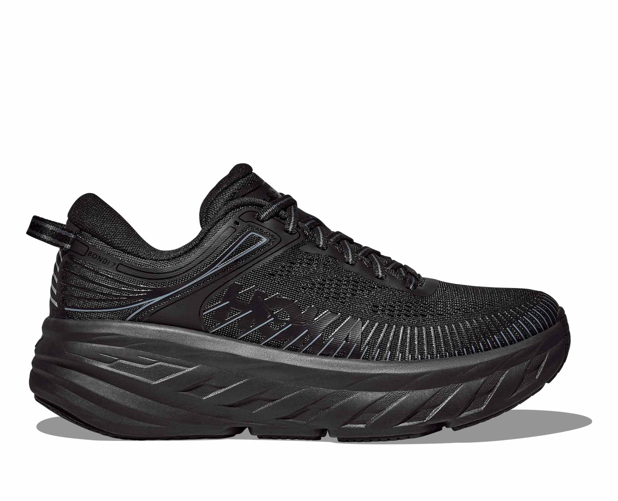 Hoka M Bondi 7 Color: BLACK / BLACK Style: 1110518 - BBLC