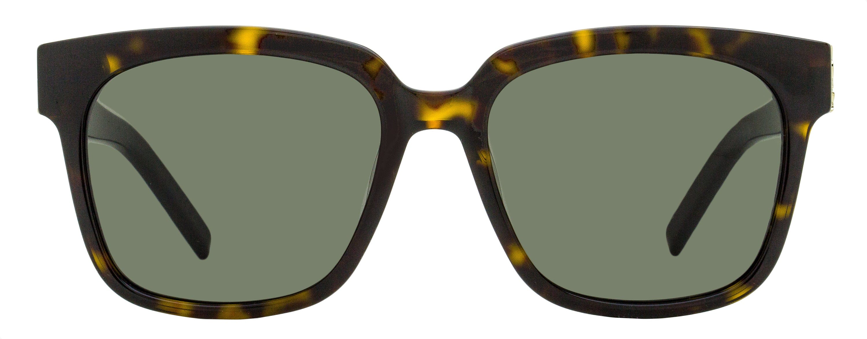 Saint Laurent Square Monogram Sunglasses SL M40 004 Havana 54 mm YSL