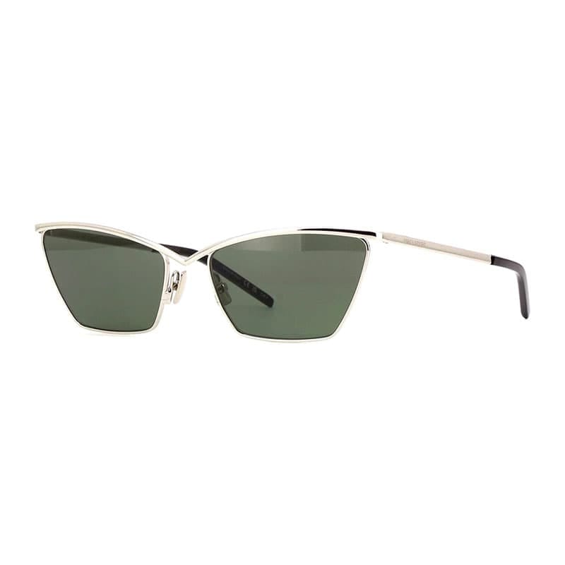 Saint Laurent Sunglasses Cat Eye Full Rim, Black Frame And Black Lens Sl637001