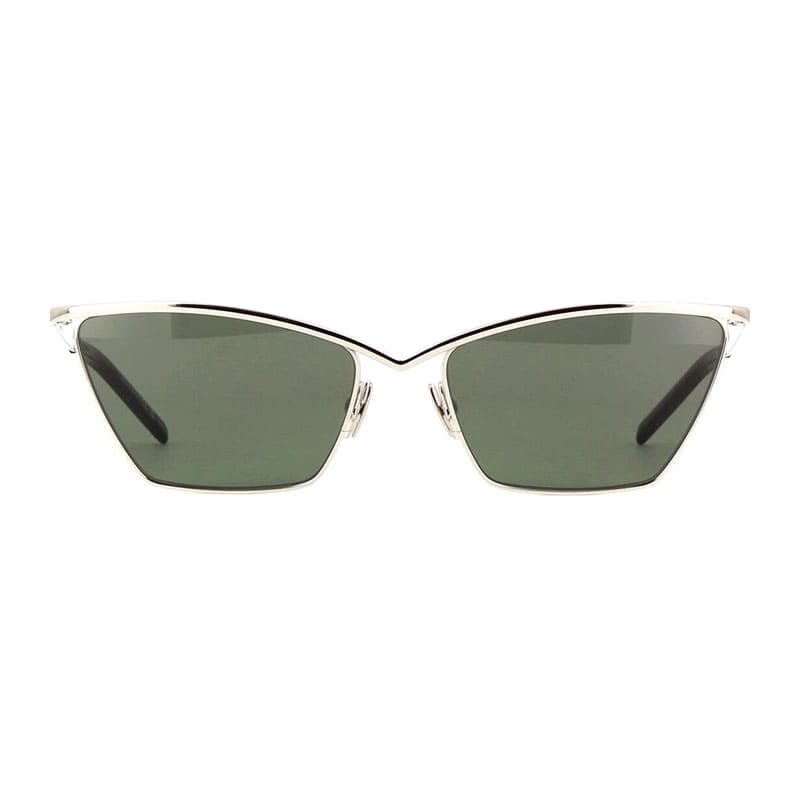 Saint Laurent Sunglasses Cat Eye Full Rim, Black Frame And Black Lens Sl637001