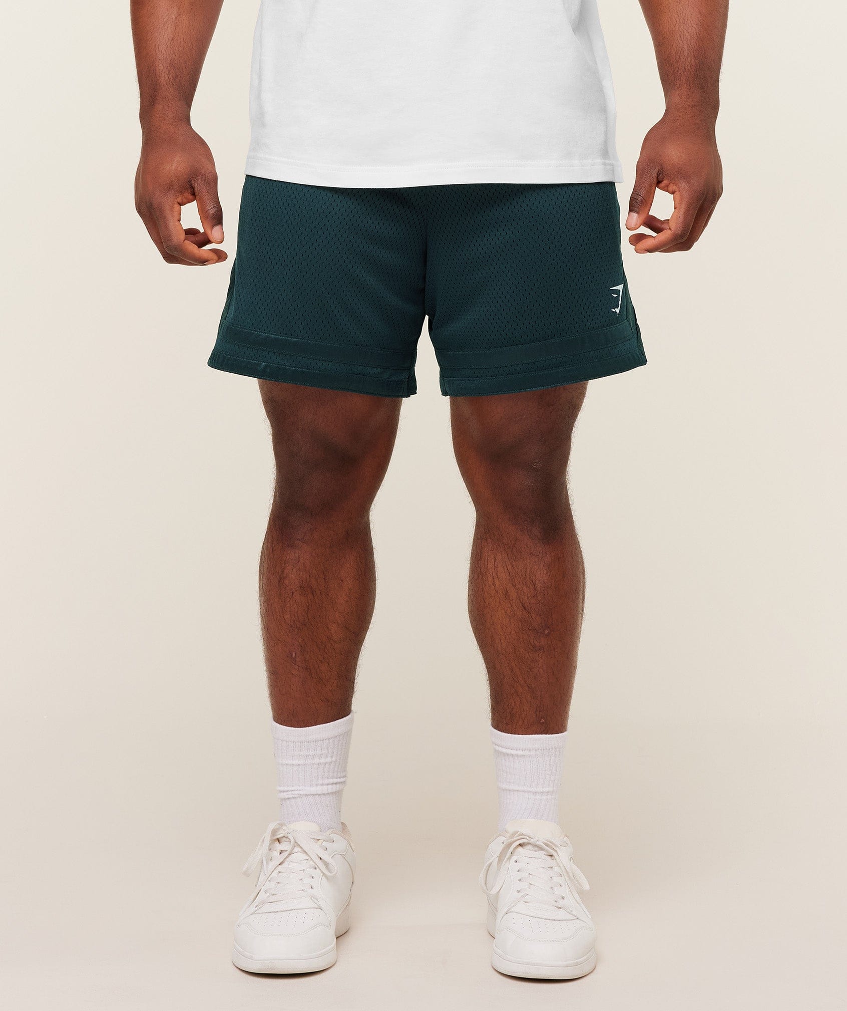 Gymshark Campus Mesh Shorts Deep Petrol Blue