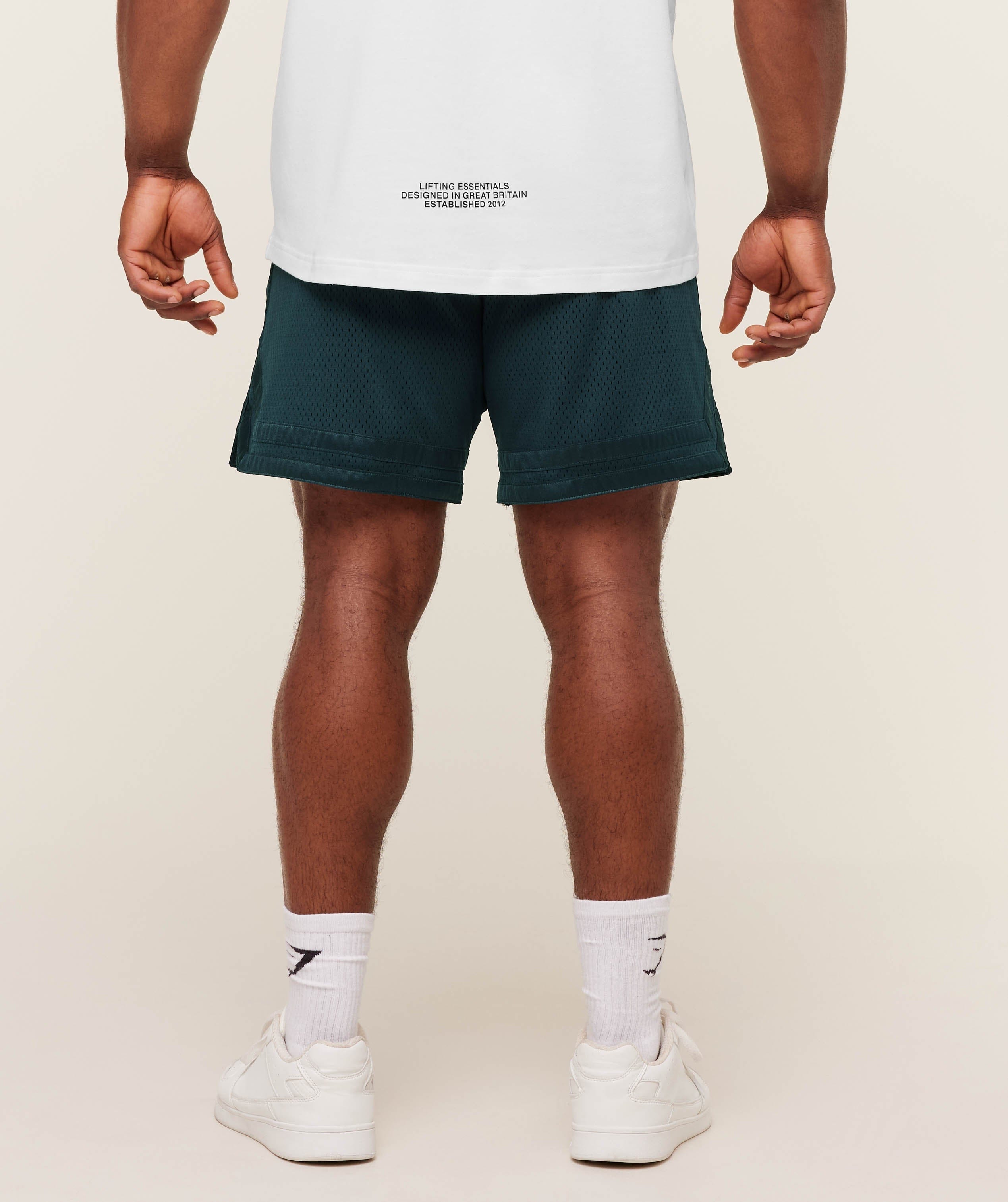 Gymshark Campus Mesh Shorts Deep Petrol Blue