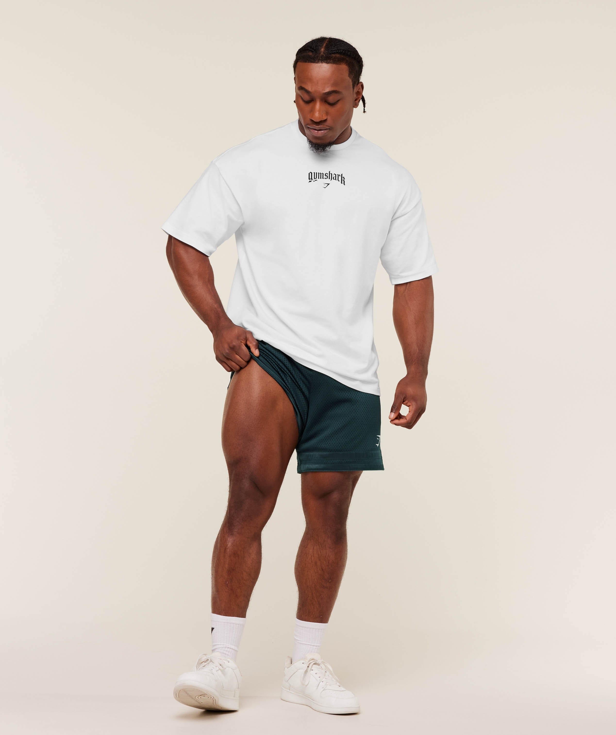 Gymshark Campus Mesh Shorts Deep Petrol Blue