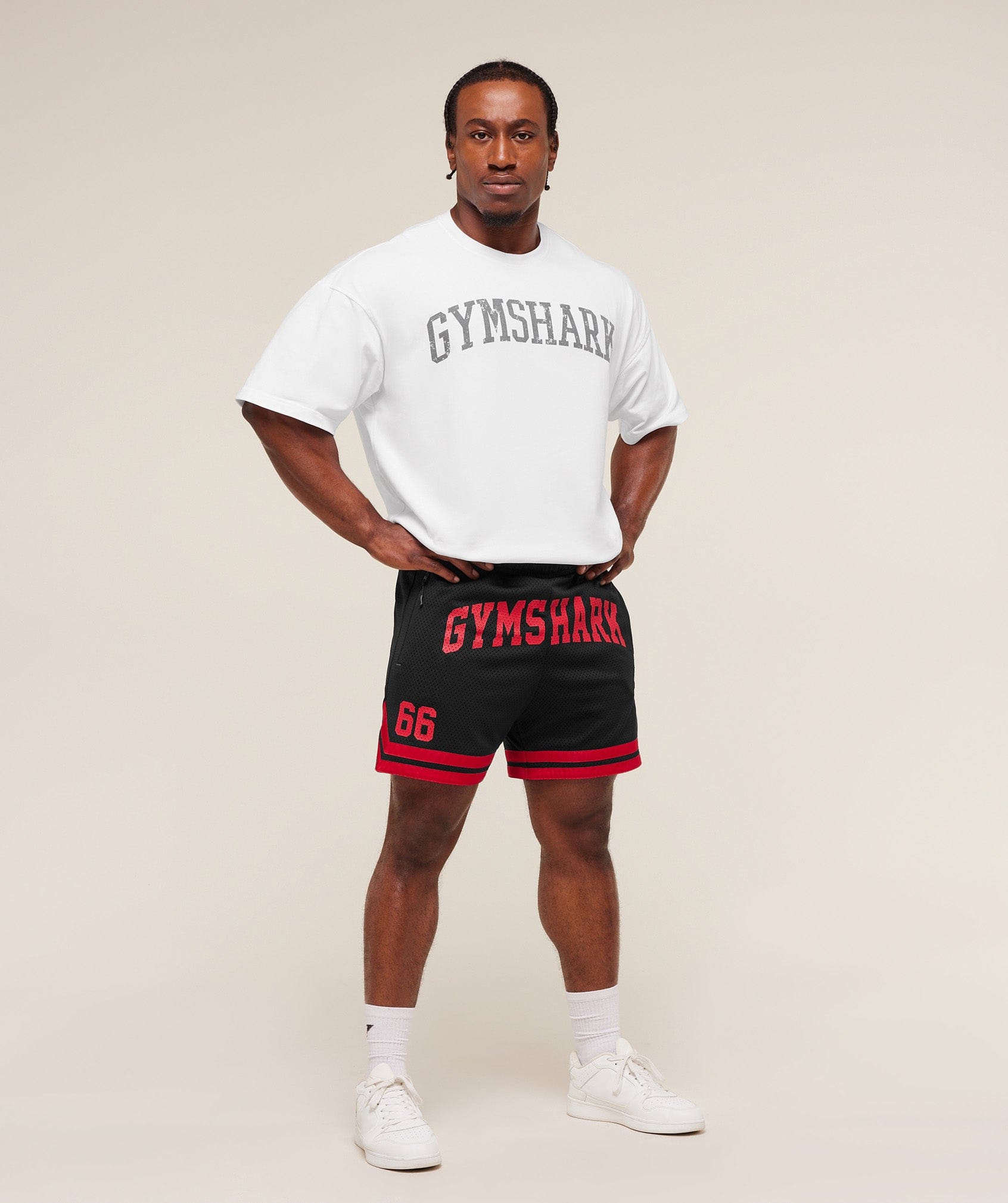 Gymshark Campus Mesh Shorts Black