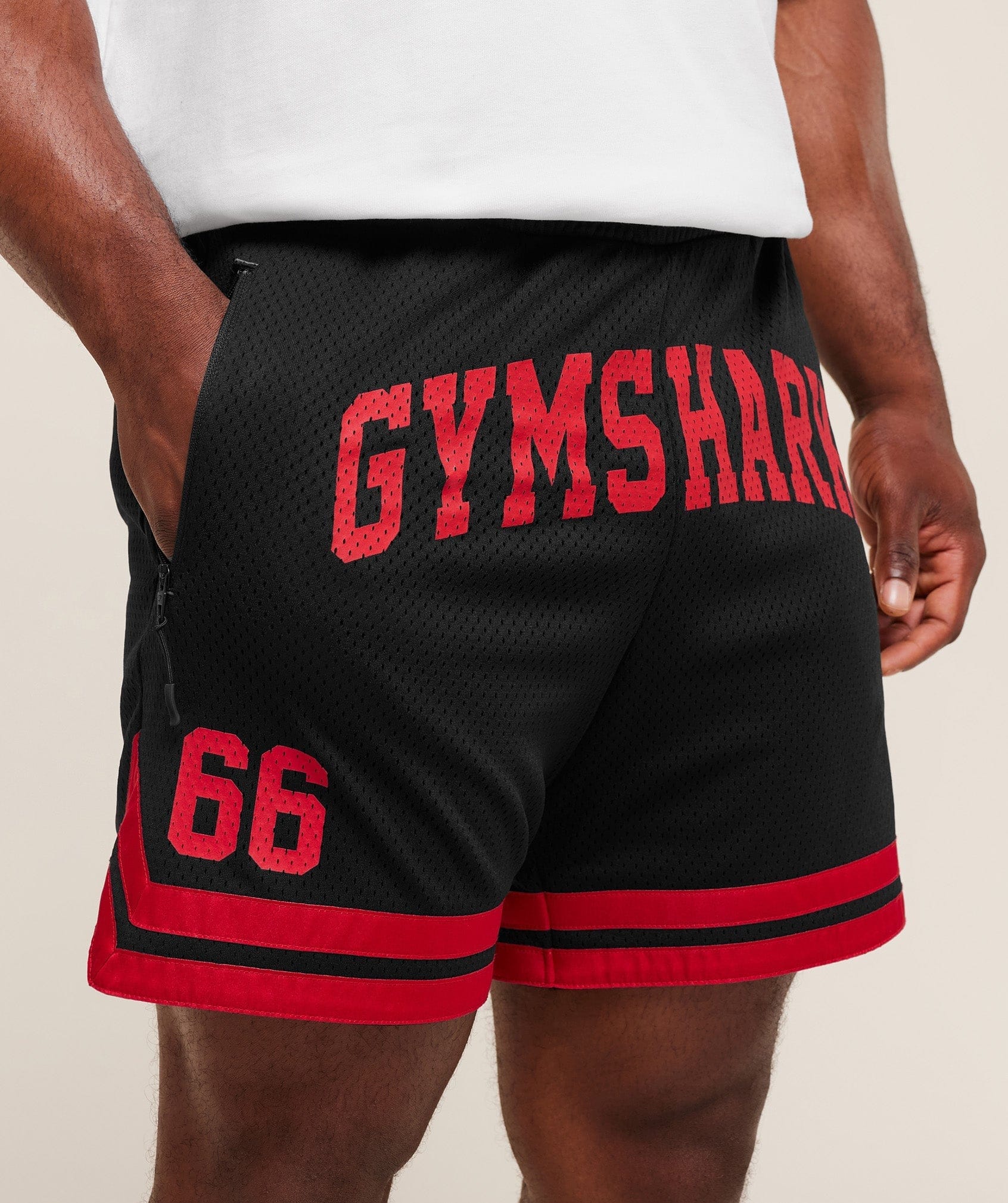 Gymshark Campus Mesh Shorts Black