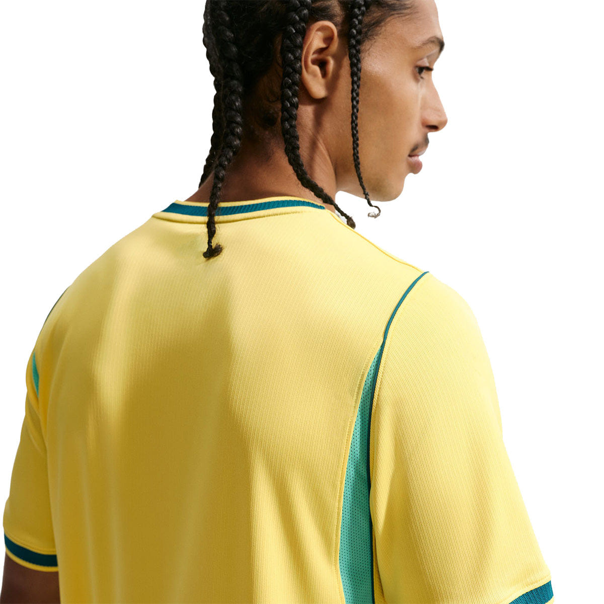 Nike Brazil 2026 Stadium Home Jersey CANARY/LIGHT MENTA/GEODE TEAL