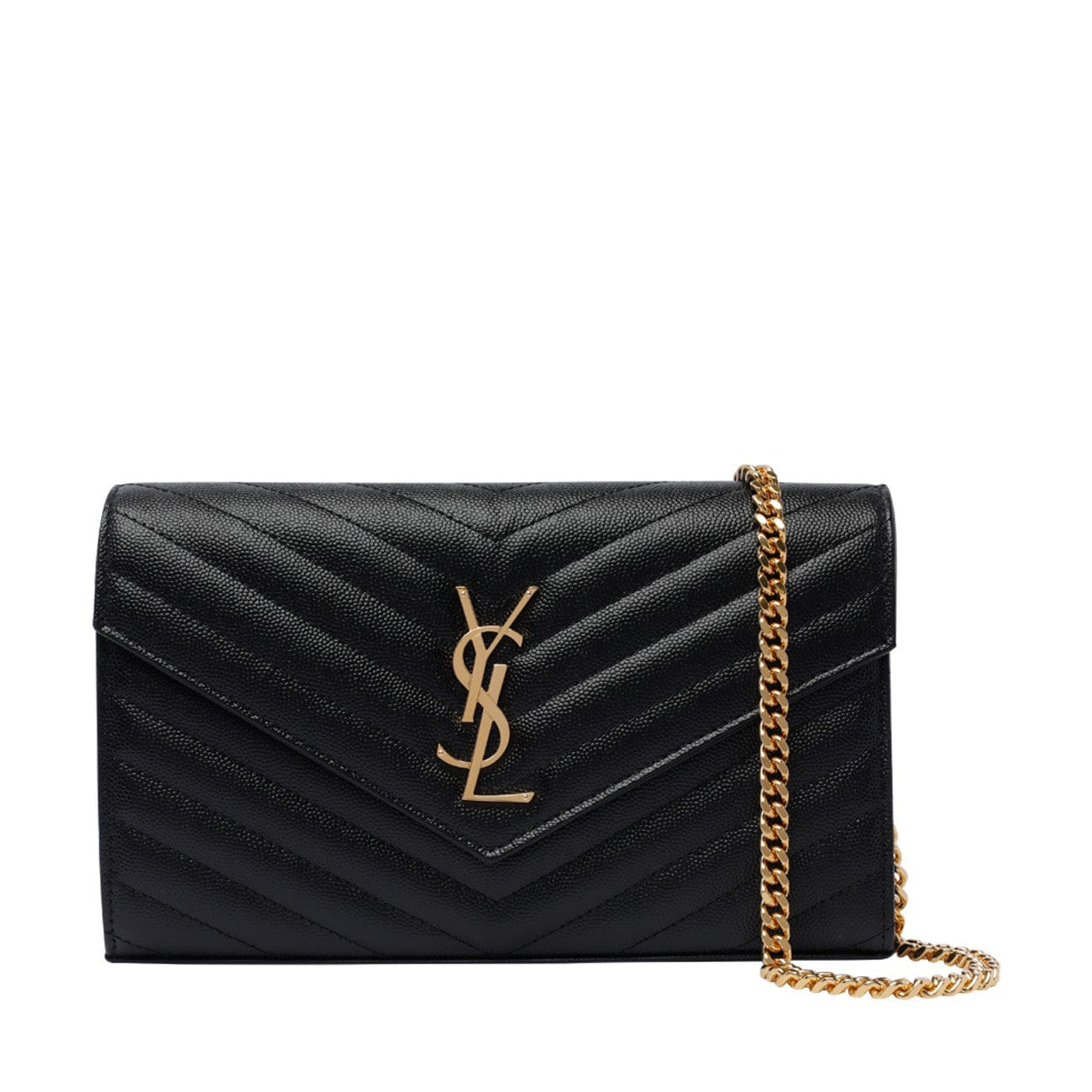 Saint Laurent Women Cassandre Classic Chain Pouch