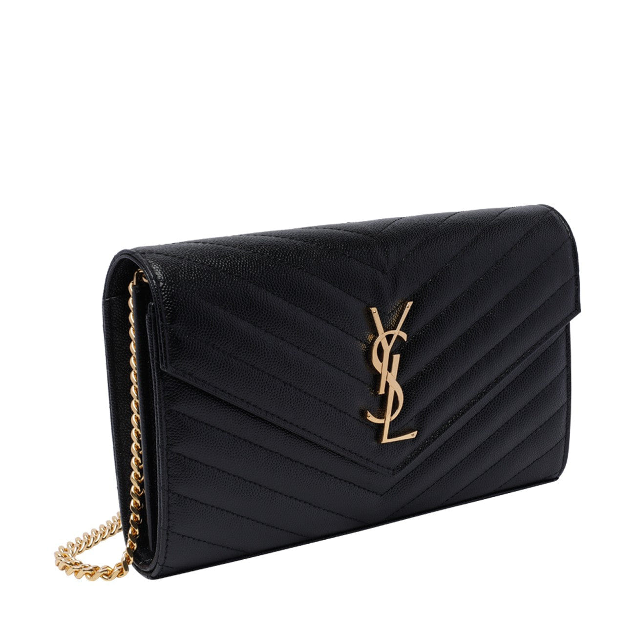 Saint Laurent Women Cassandre Classic Chain Pouch