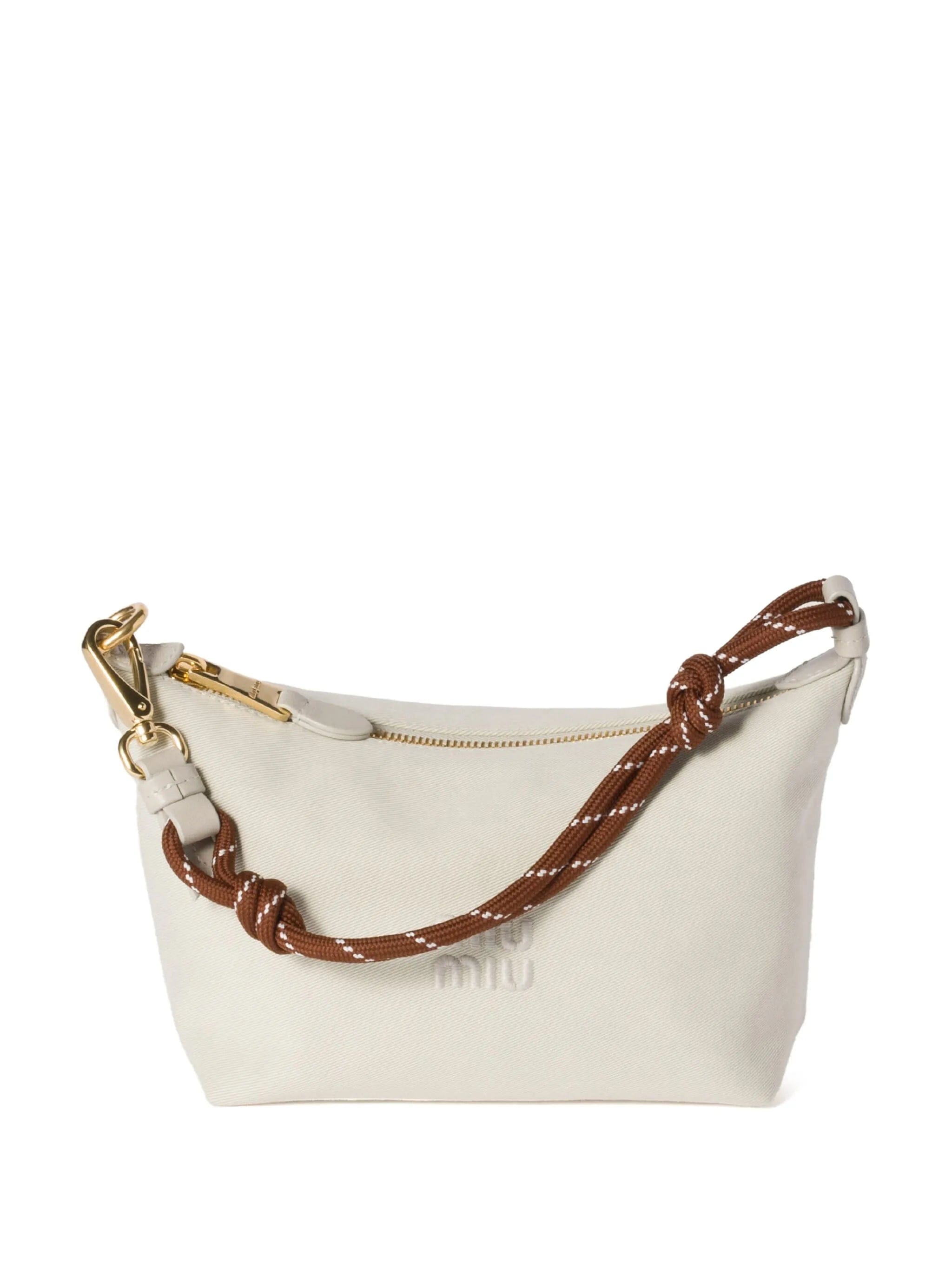 Miu Miu mini Gabardine rope - handle make up bag