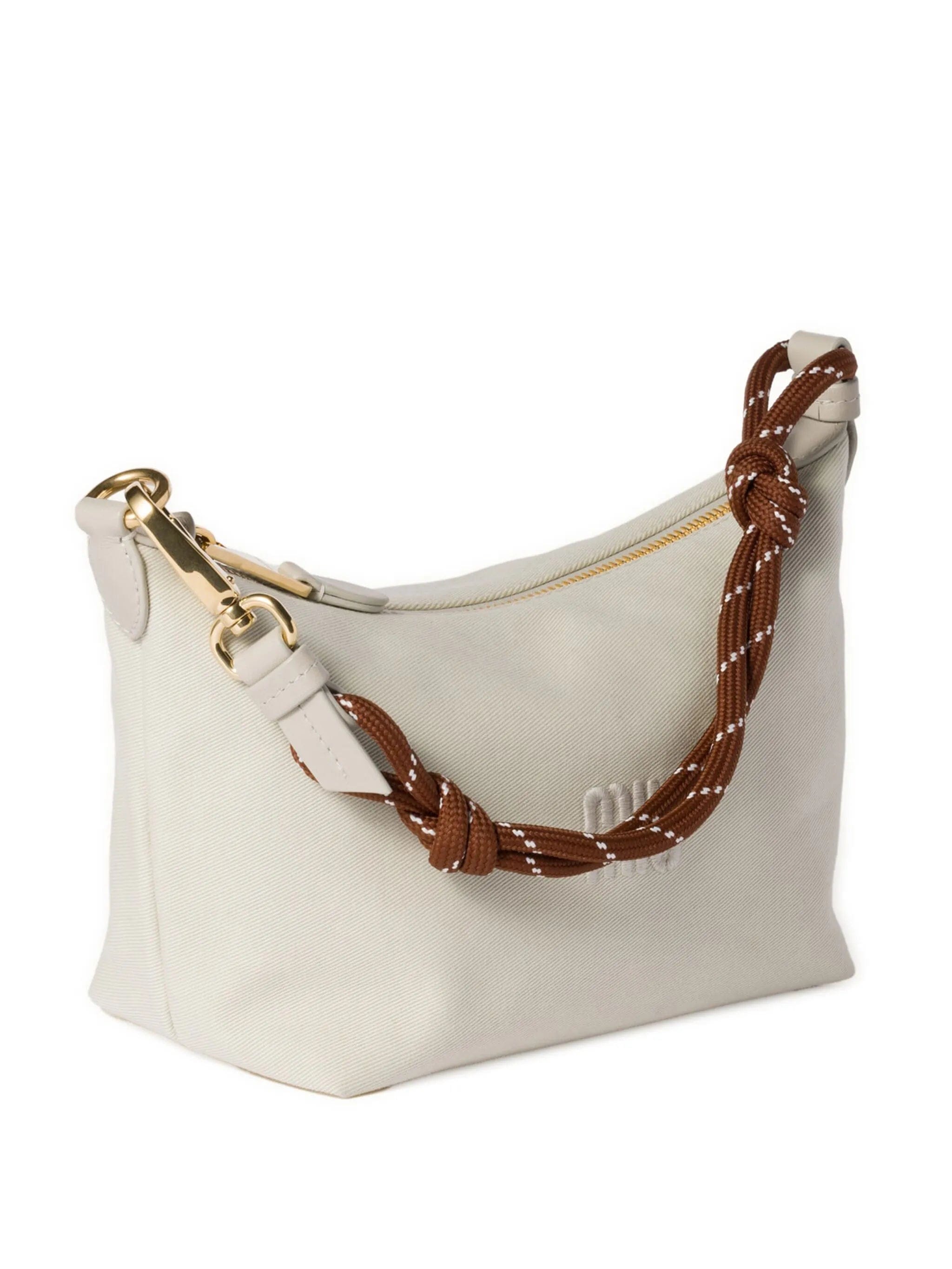 Miu Miu mini Gabardine rope - handle make up bag