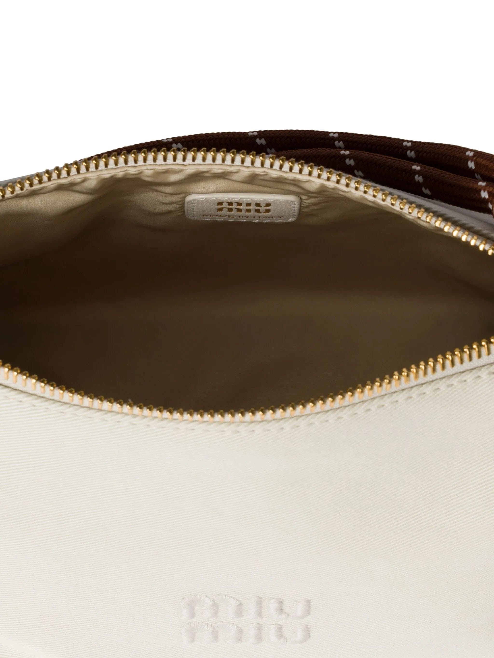 Miu Miu mini Gabardine rope - handle make up bag
