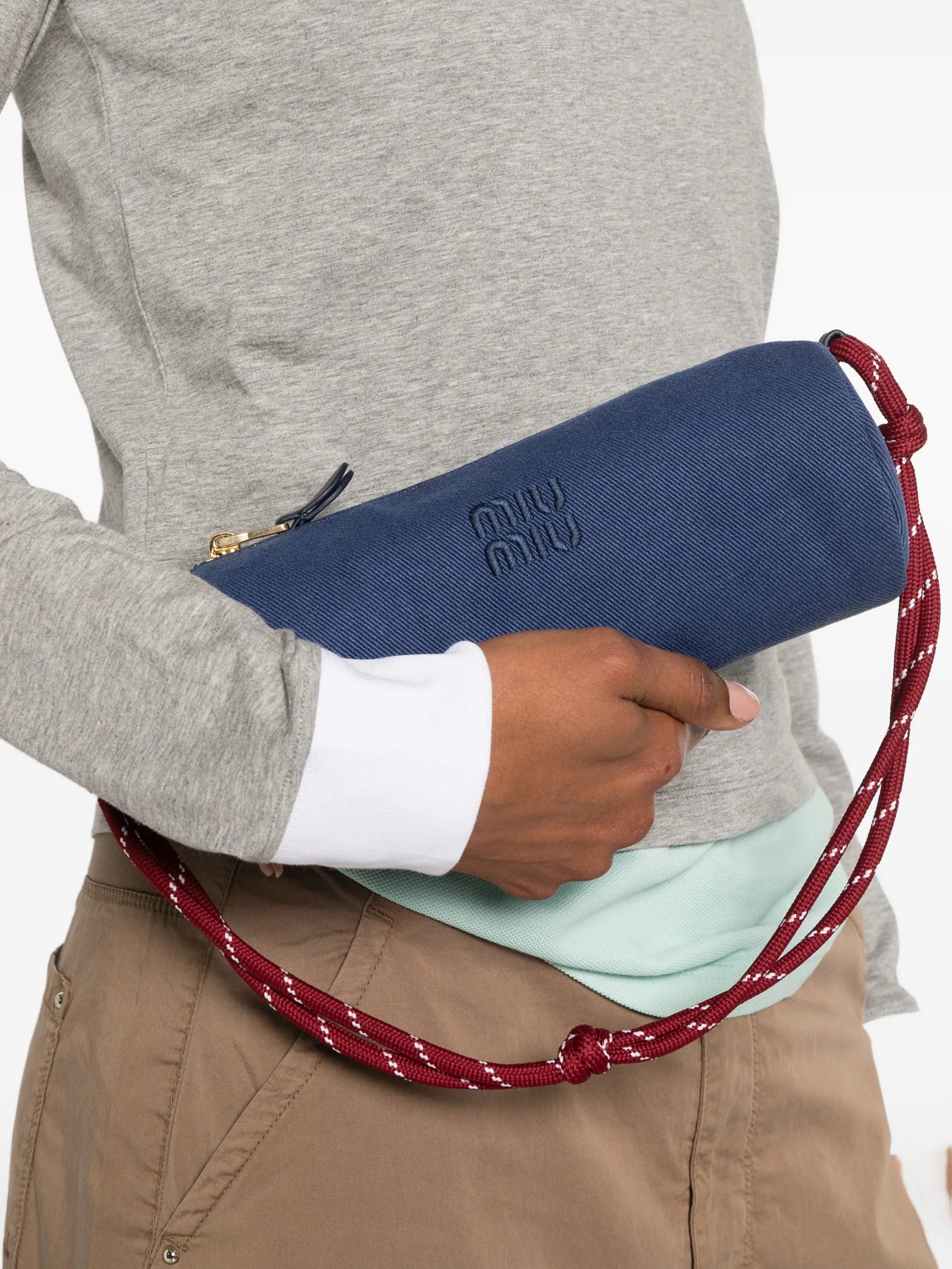 Miu Miu Gabardine pouch