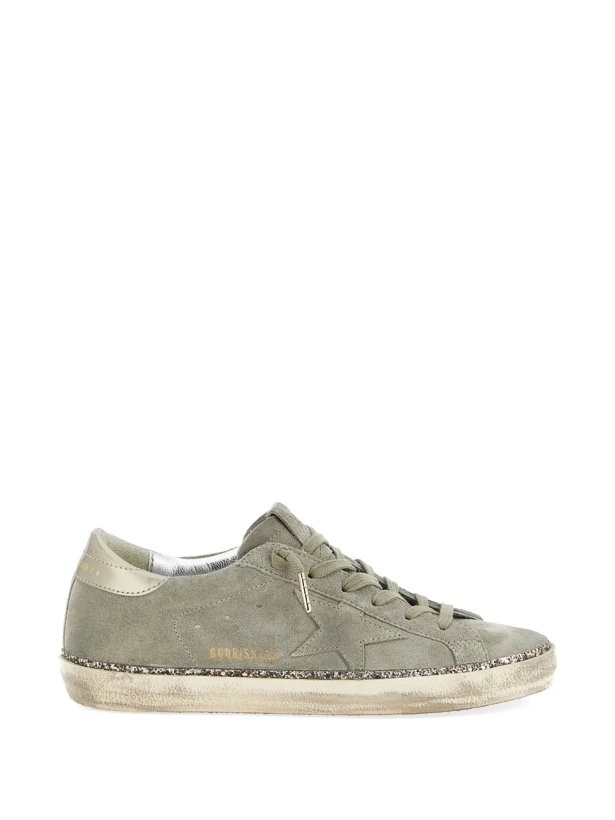 Golden Goose Super - Star glitter - star leather sneakers