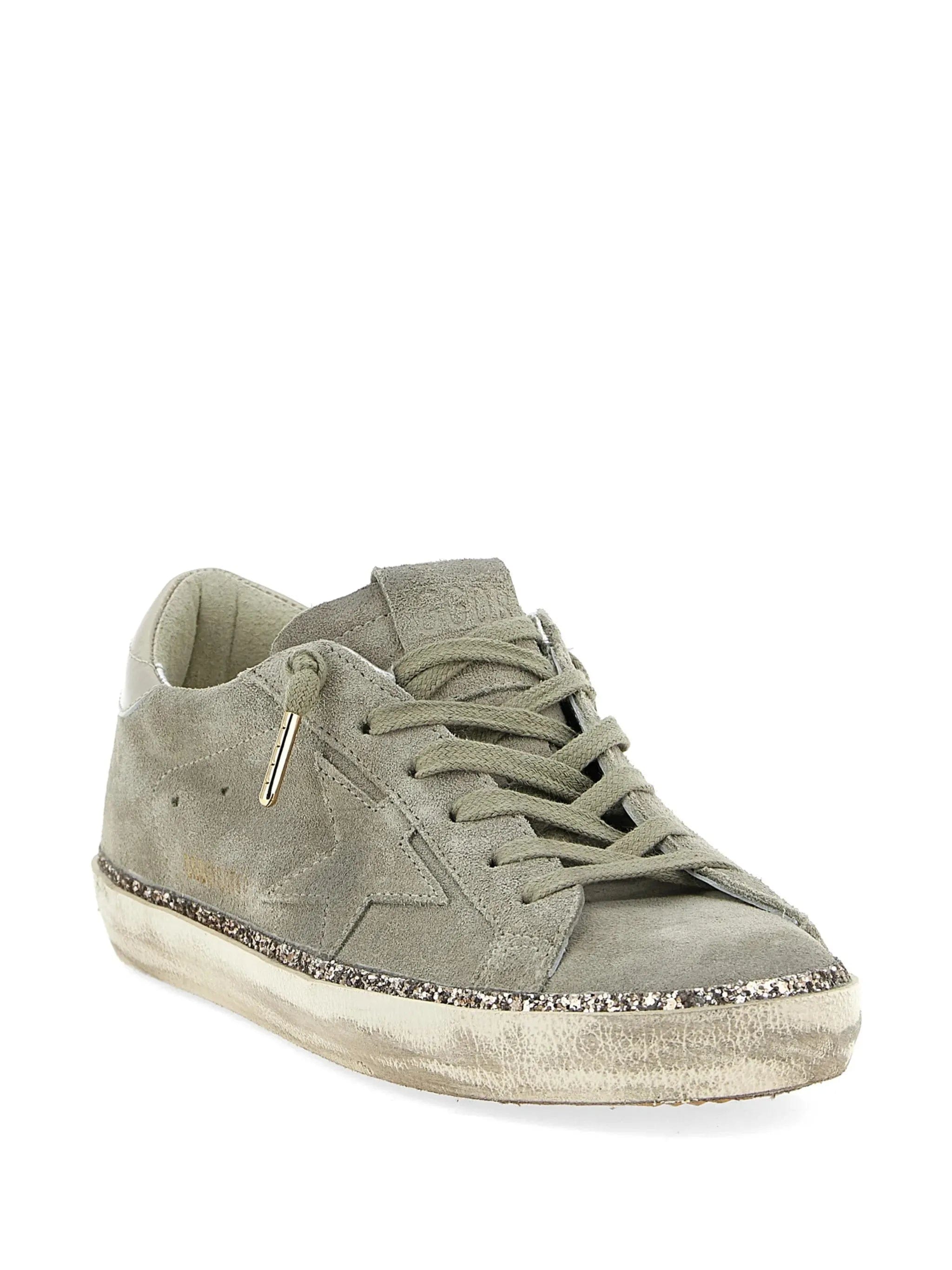 Golden Goose Super - Star glitter - star leather sneakers