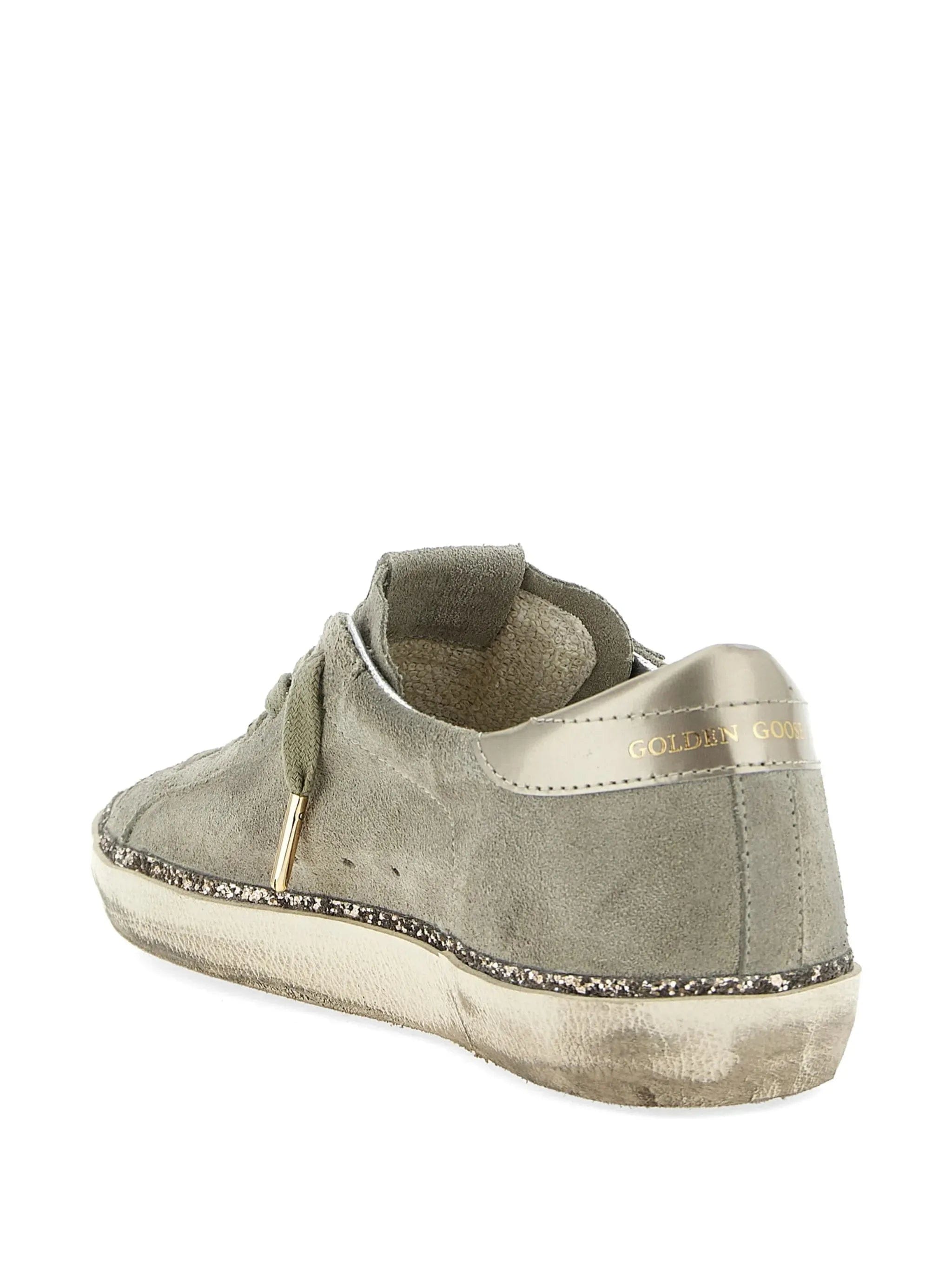 Golden Goose Super - Star glitter - star leather sneakers