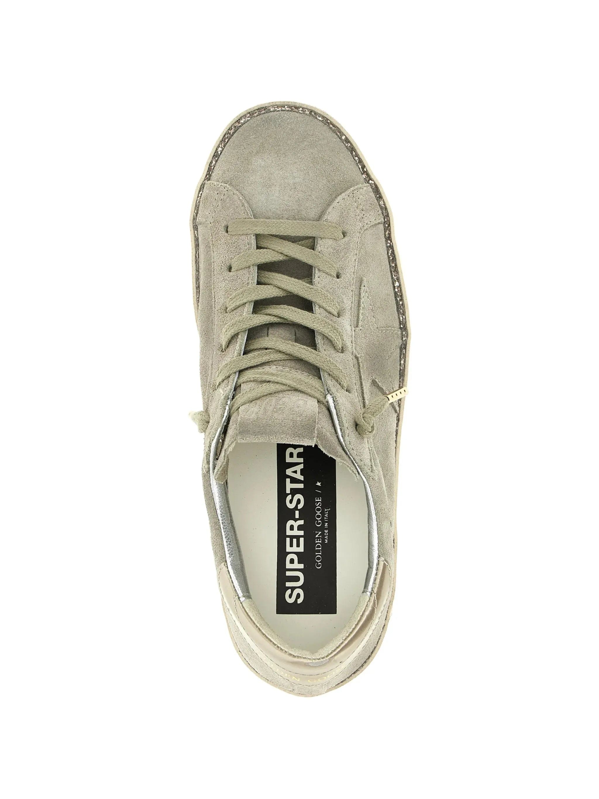Golden Goose Super - Star glitter - star leather sneakers