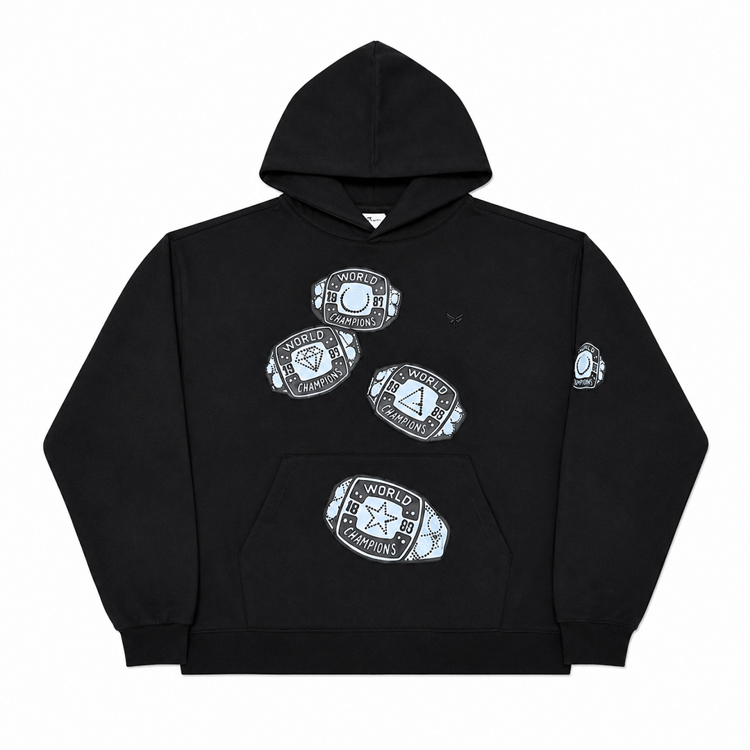 Nike KOBE MVPUPPETS 4 RINGS HOODIE BLACK