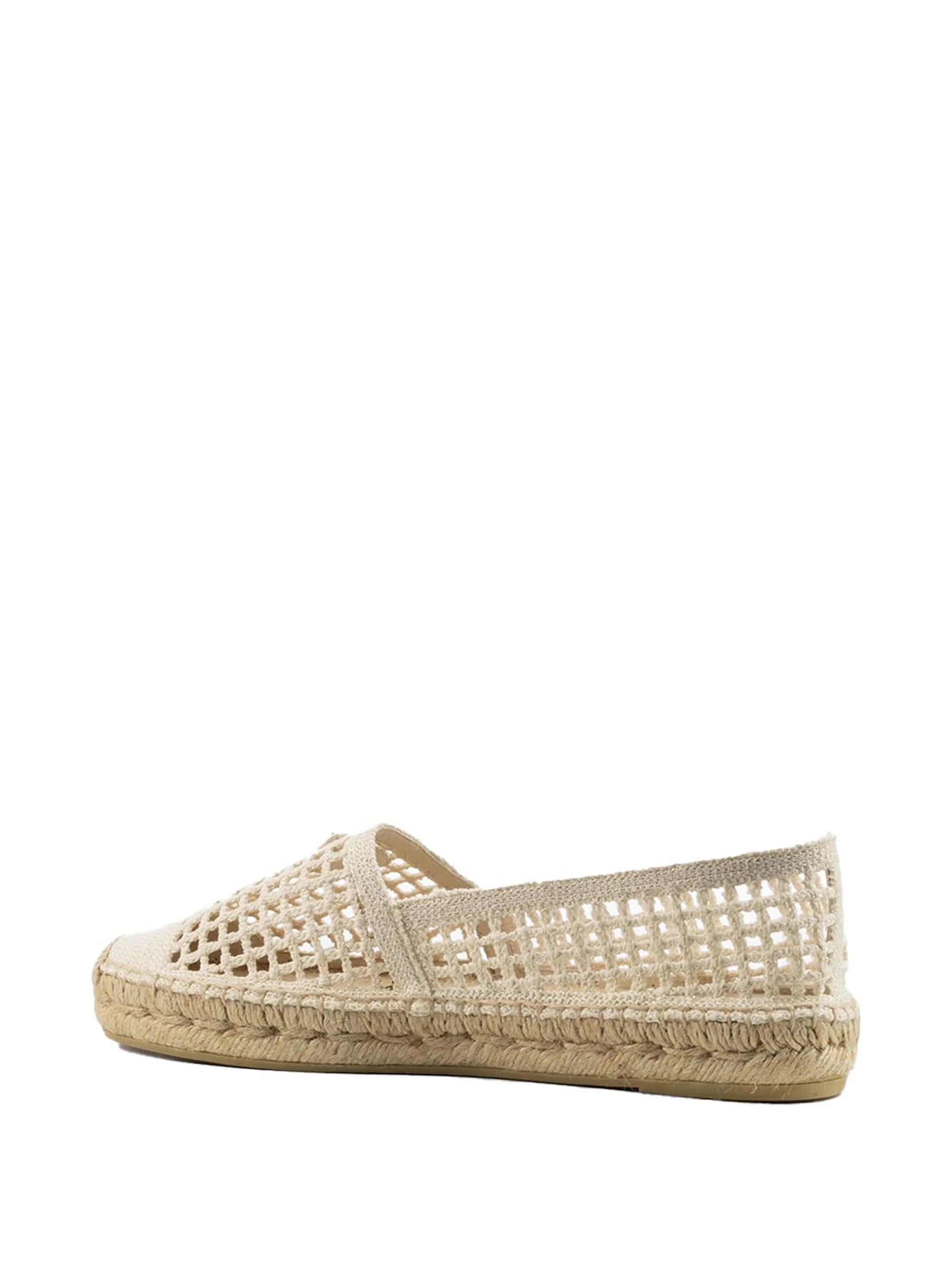 Prada crochet - knit logo - plaque espadrilles