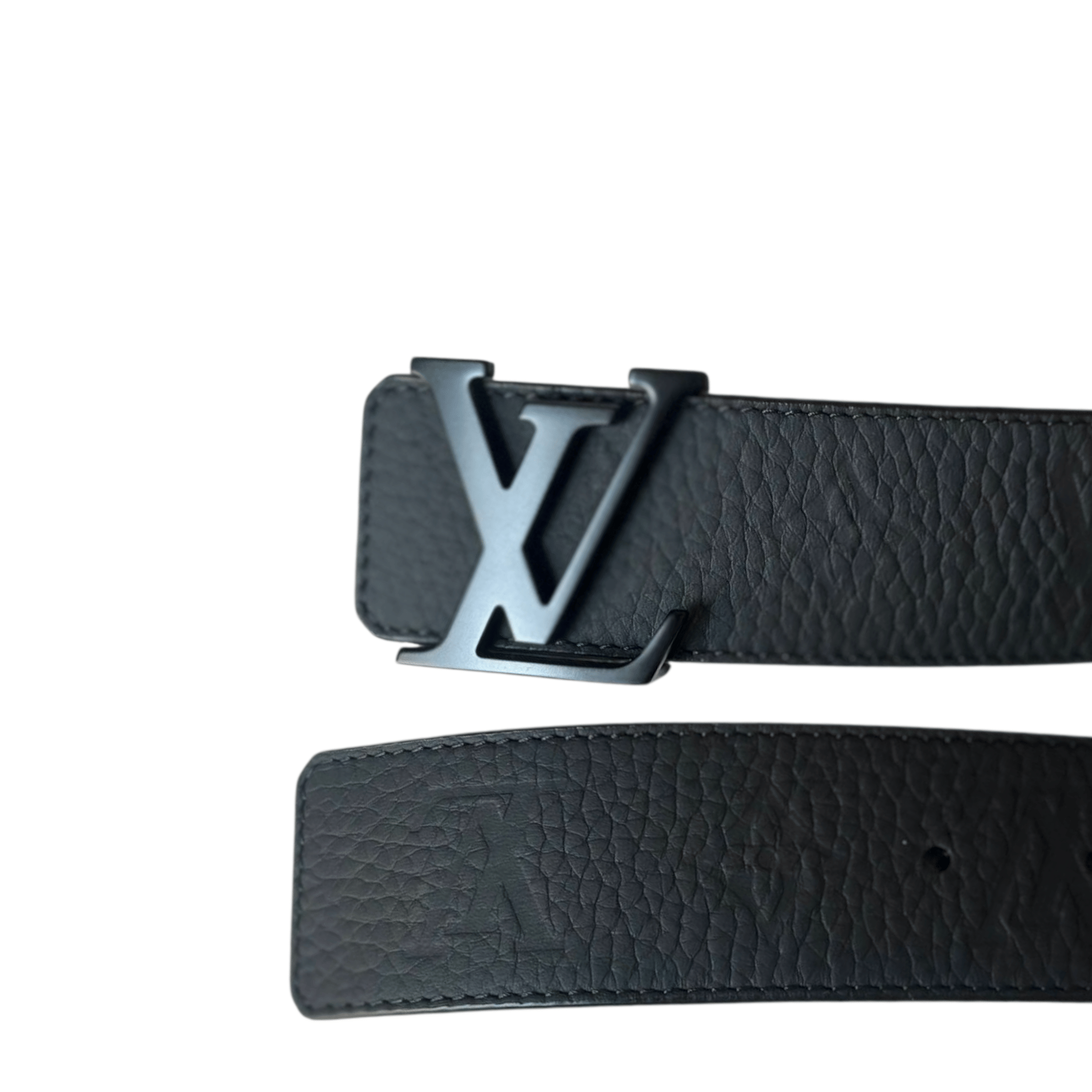 Louis Vuitton LV Initiales 40 mm Reversible Belt Black Monogram Eclipse 95 cm