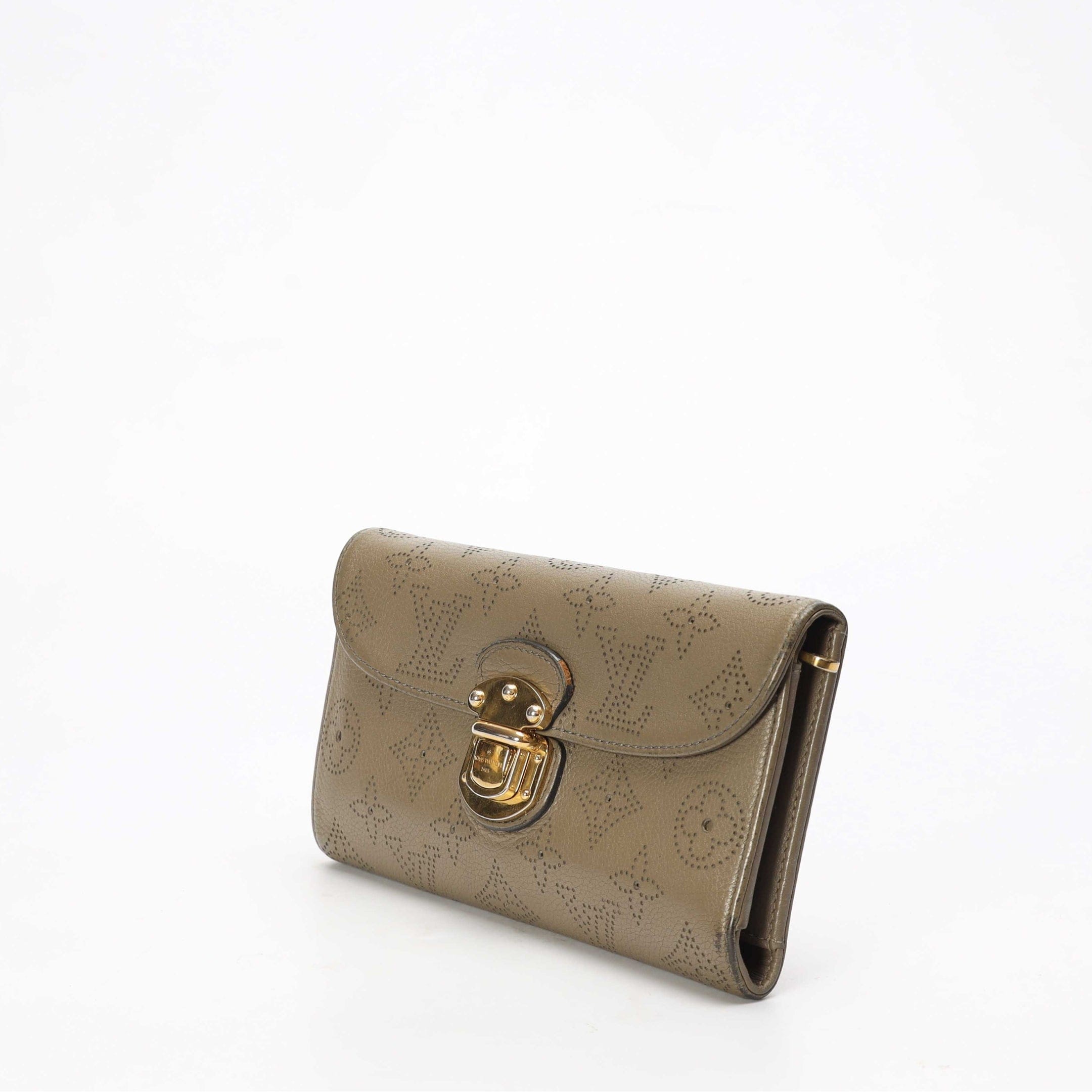 Louis Vuitton Monogram Taupe Mahina Amelia Wallet