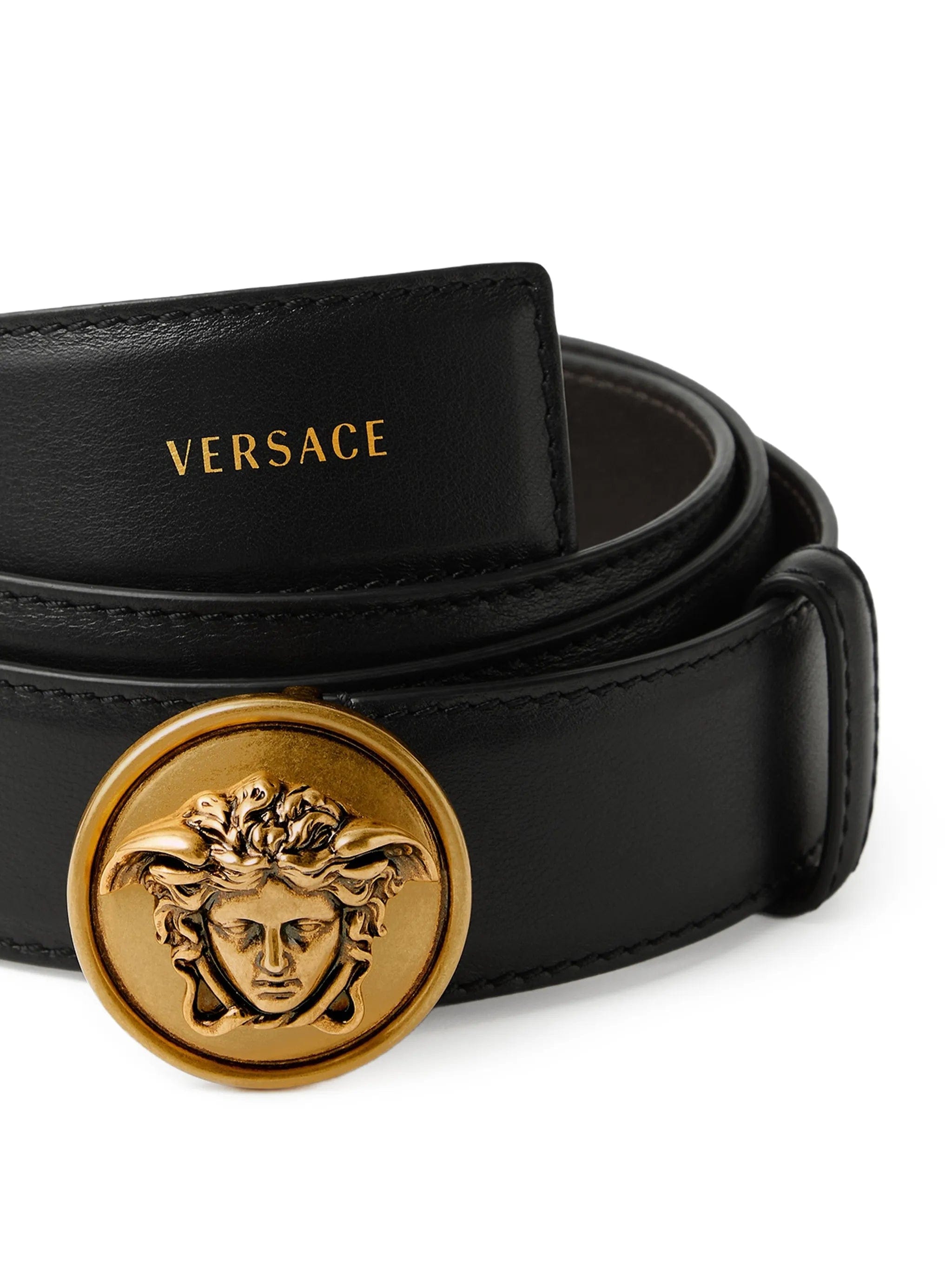 Versace leather belt 3.5 cm