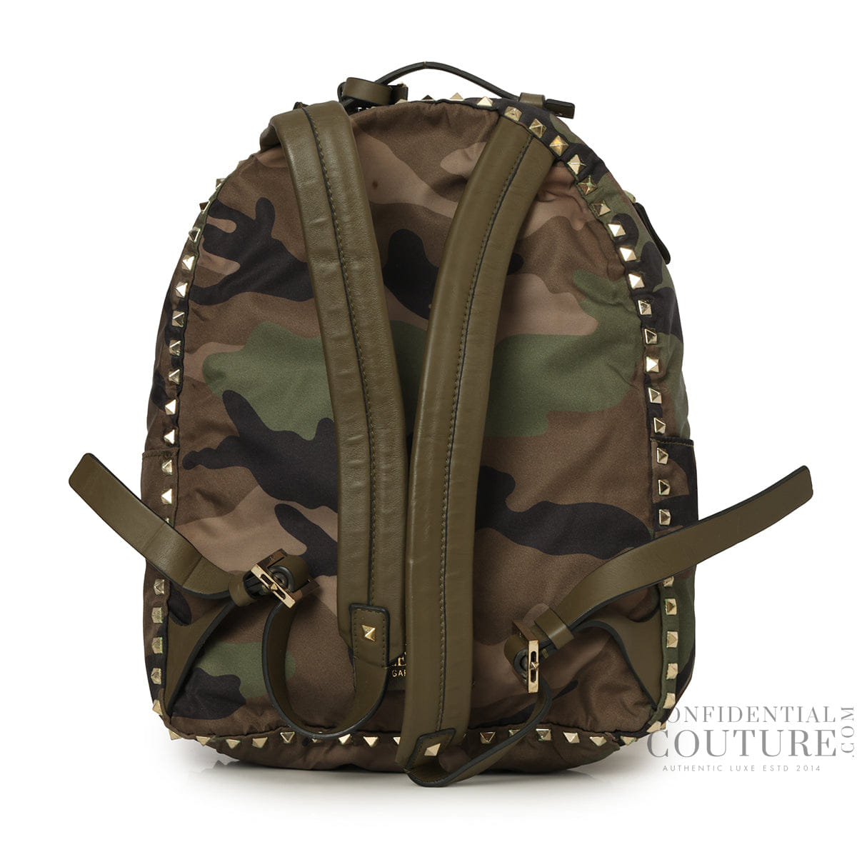 Valentino Rockstud Small Camouflage Backpac