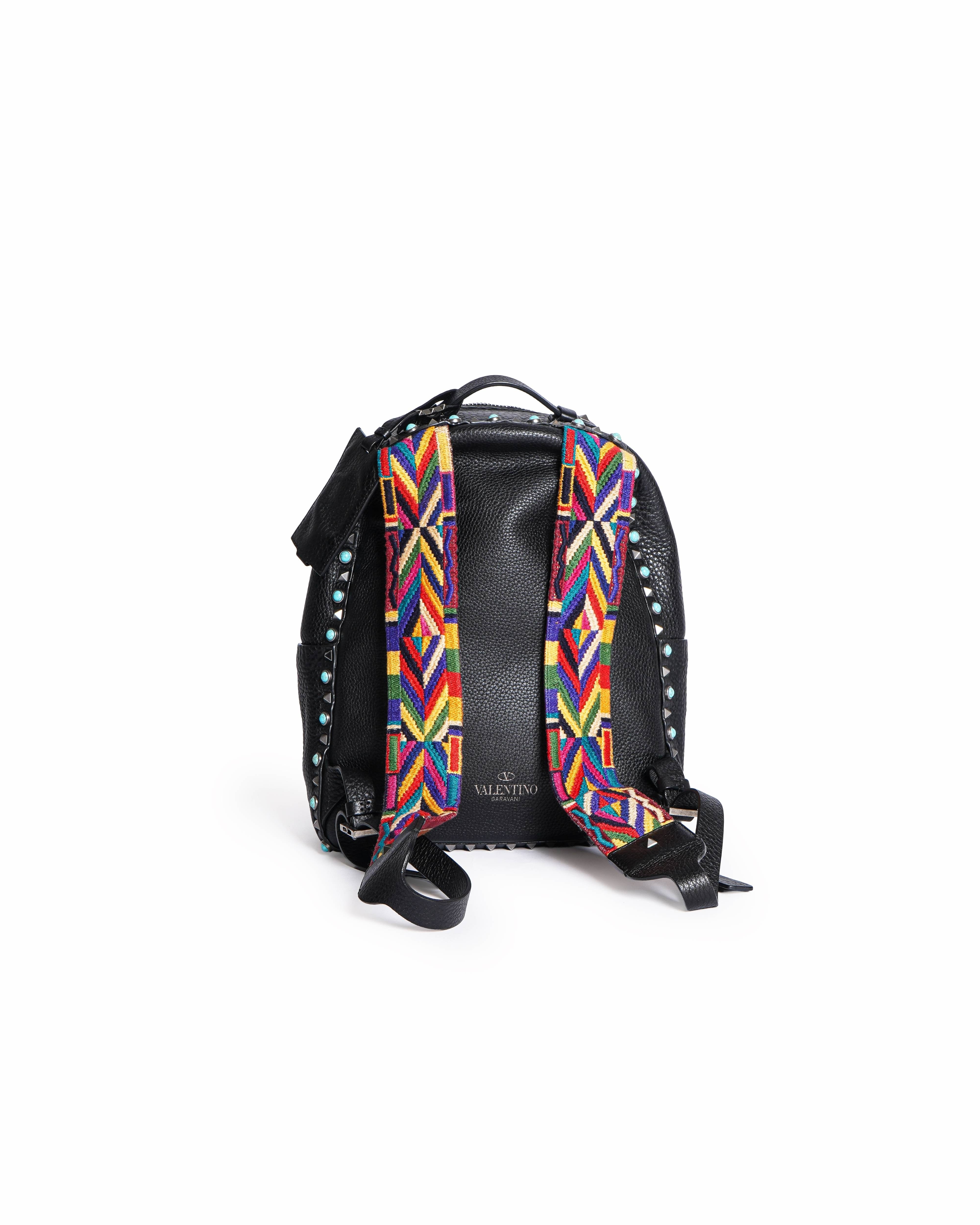 Valentino Garavani Medium Rockstud Rolling Backpack