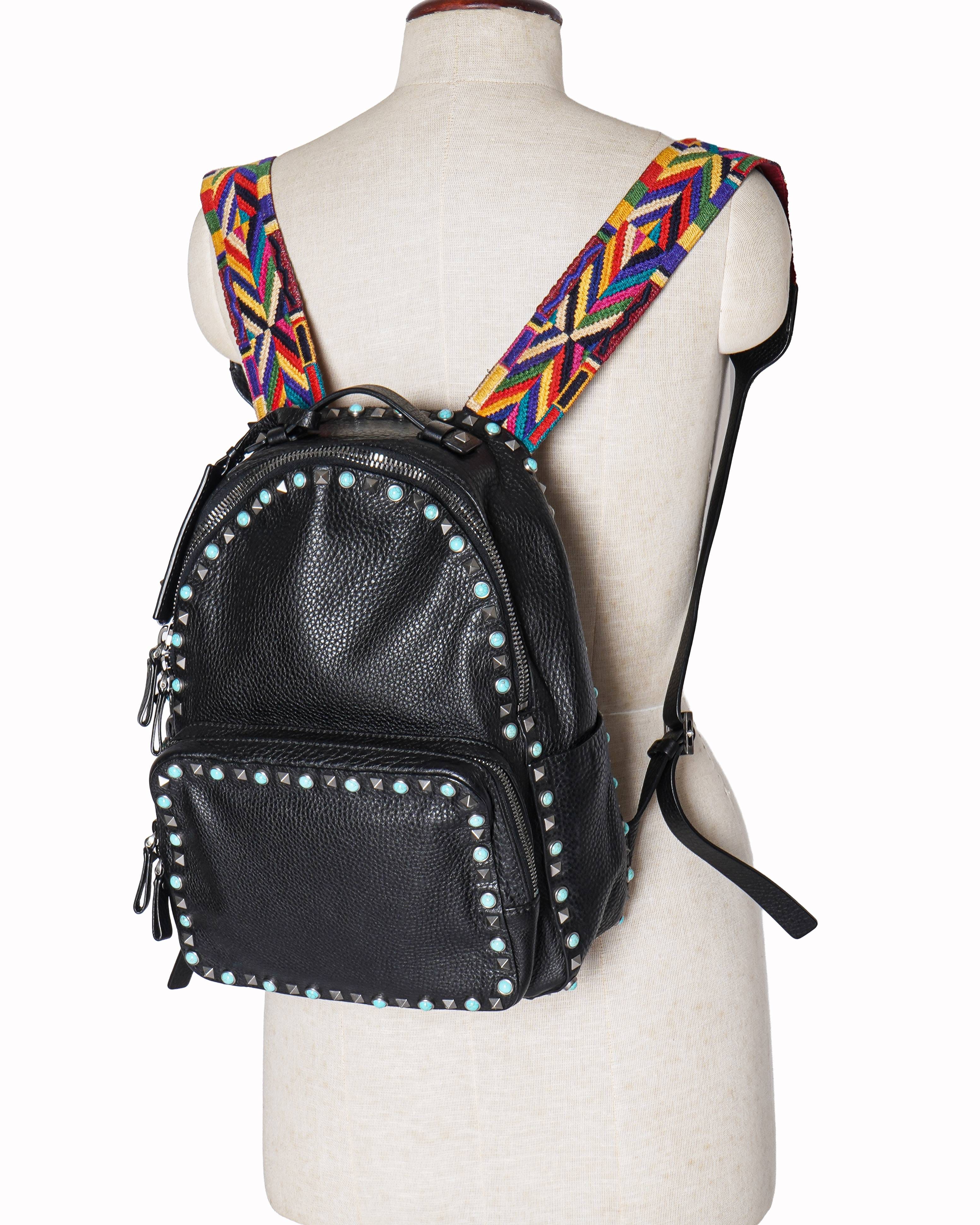 Valentino Garavani Medium Rockstud Rolling Backpack