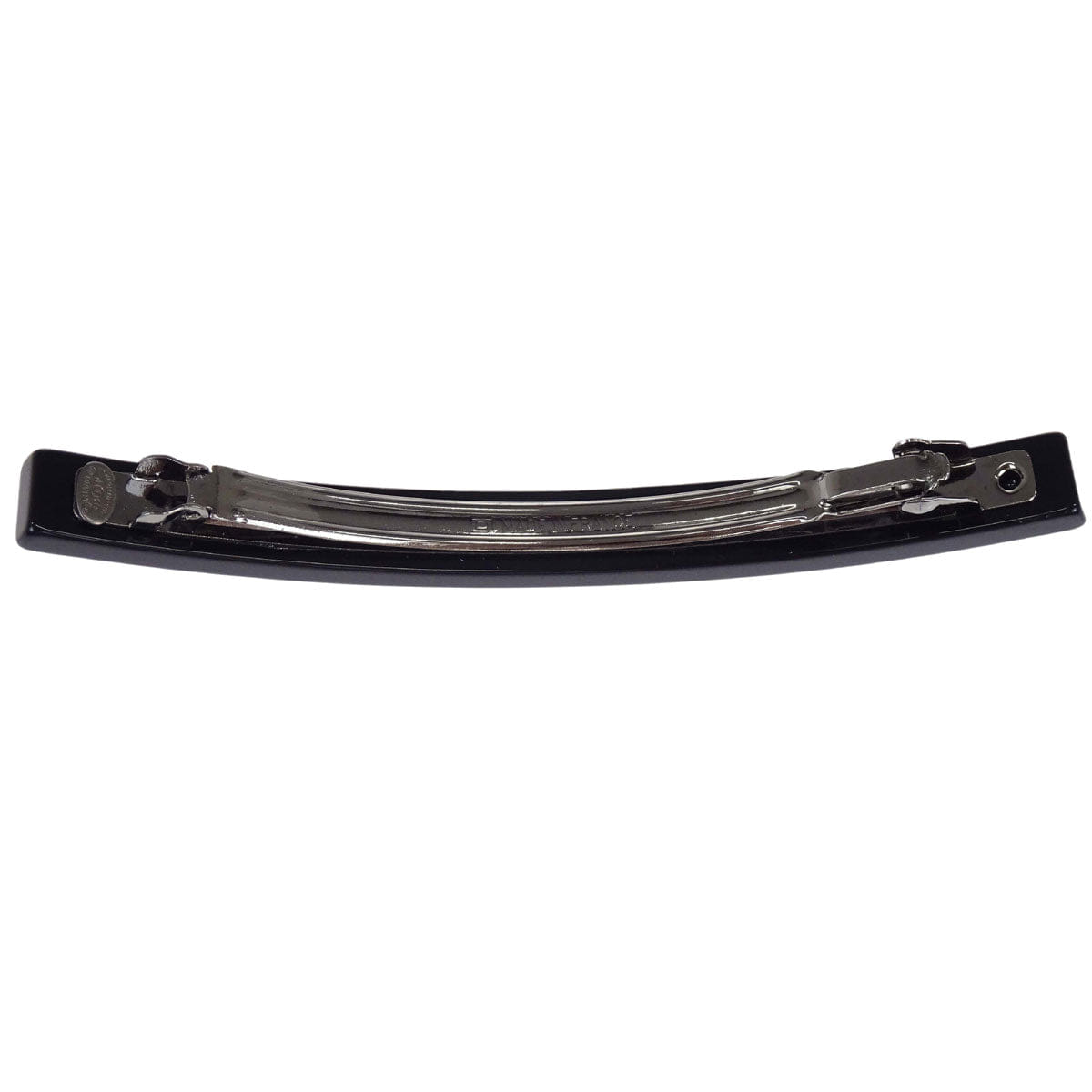 Chanel Barrette Hair Accessories Black Acrylic 03P