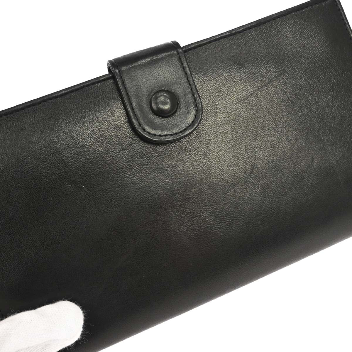 Chanel 1994 - 1996 Black Lambskin Long Wallet