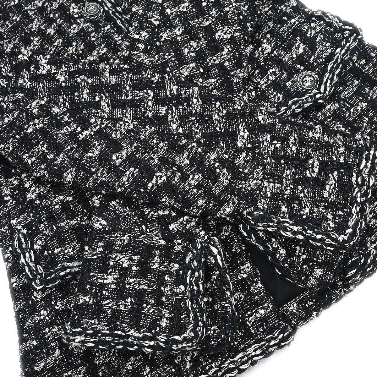 Chanel 2013 - 2014 Jacket Tweed Black #38