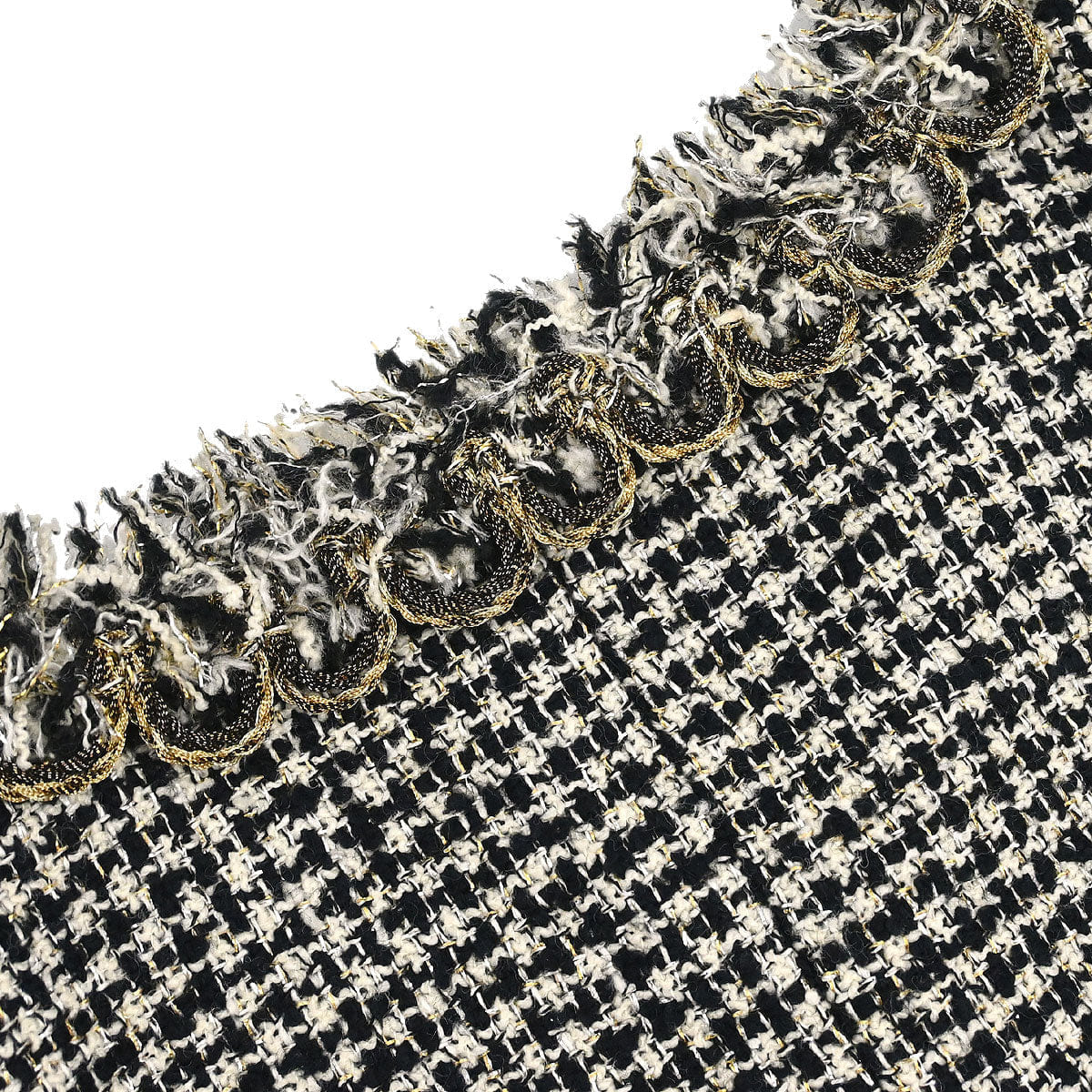 Chanel 2010 Collarless Tweed Jacket Black #34