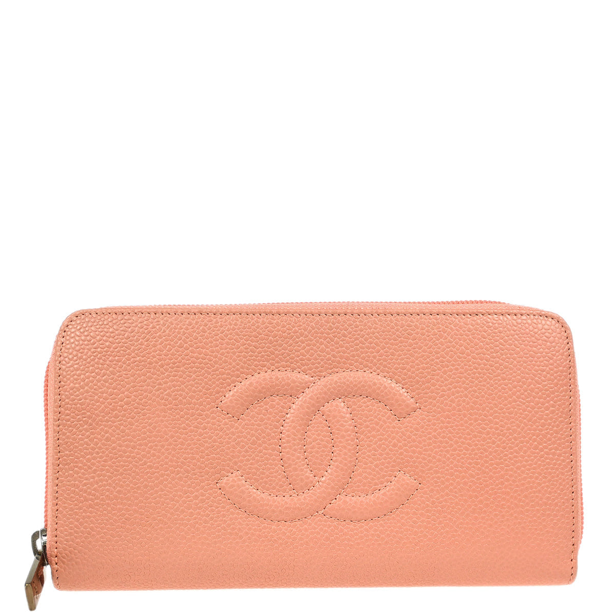 Chanel 2016 - 2017 Pink Caviar Long Wallet