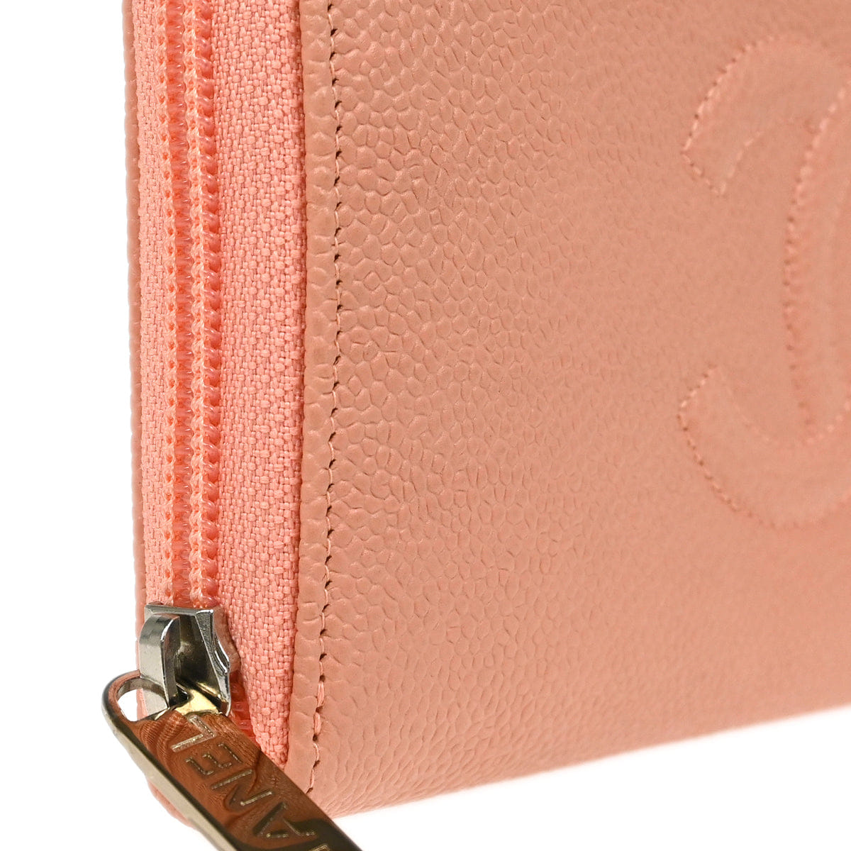 Chanel 2016 - 2017 Pink Caviar Long Wallet