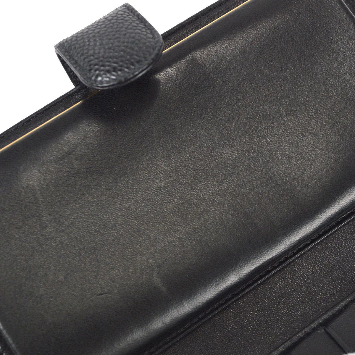 Chanel 2003 - 2004 Timeless Long Wallet Black Caviar