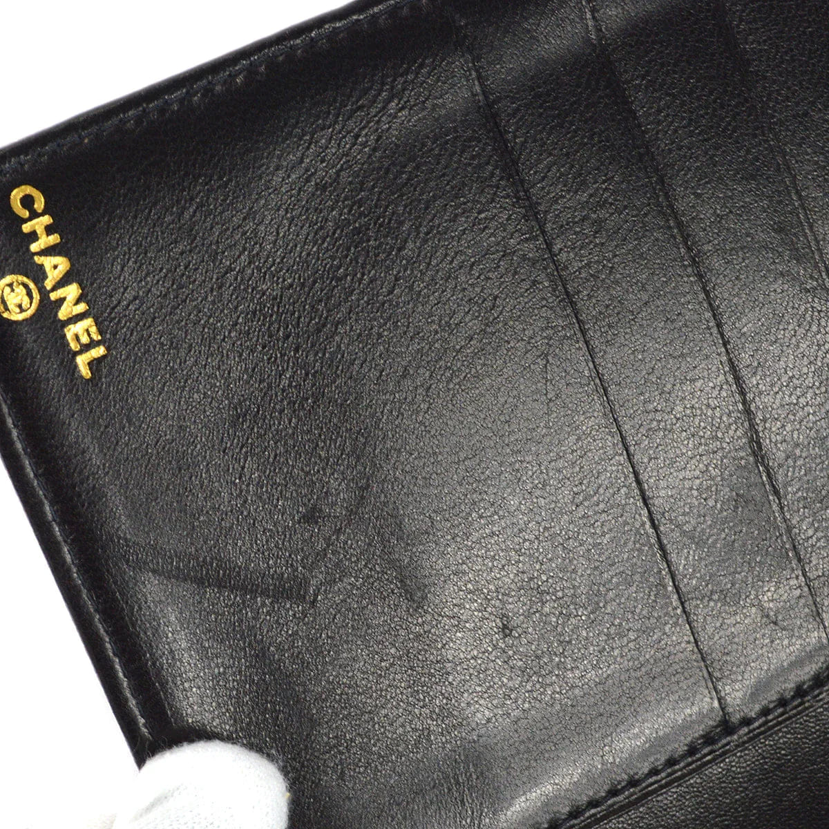 Chanel 2000 - 2001 Timeless Long Wallet Black Caviar
