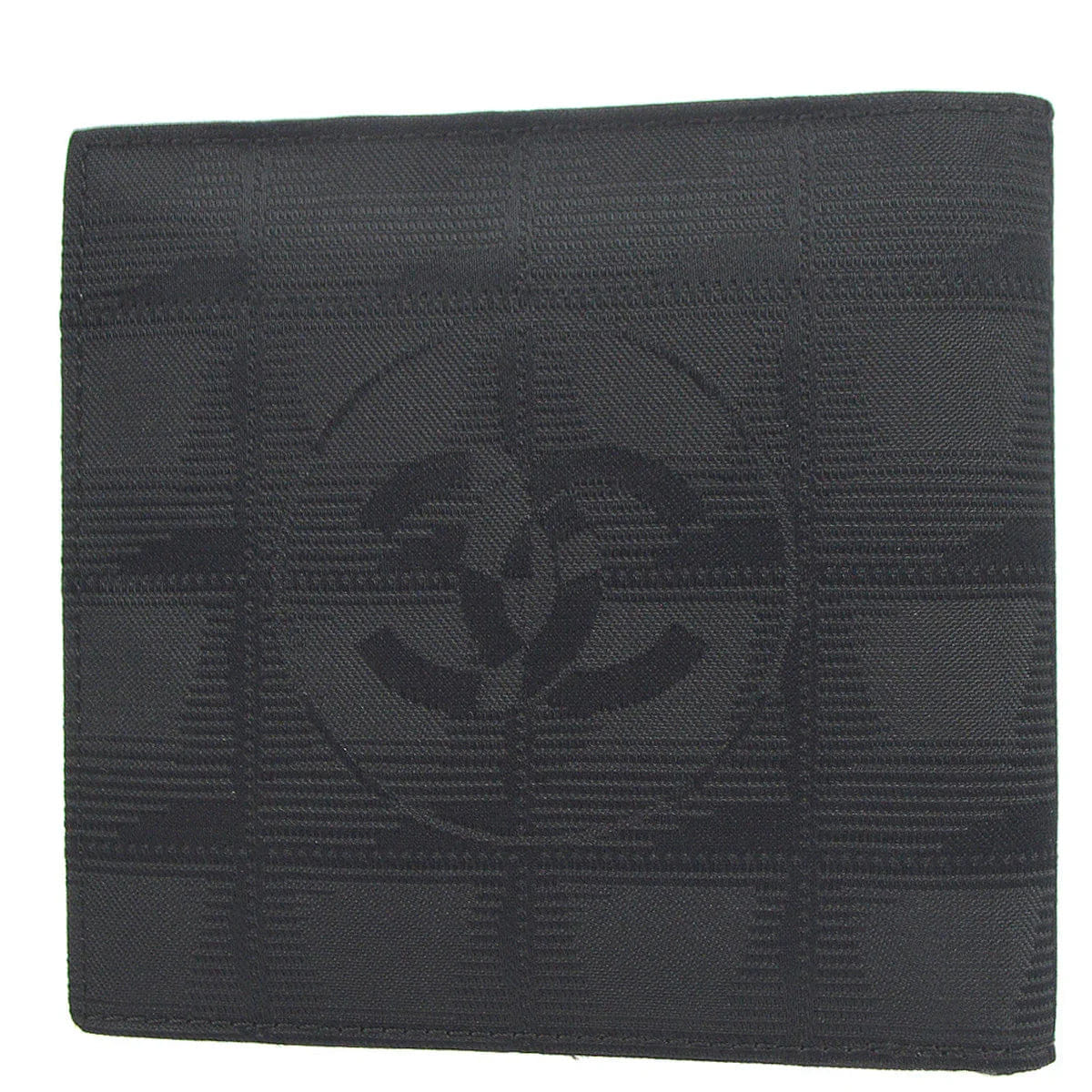 Chanel 2001 - 2003 Black New Travel Line Bifold Wallet Purse