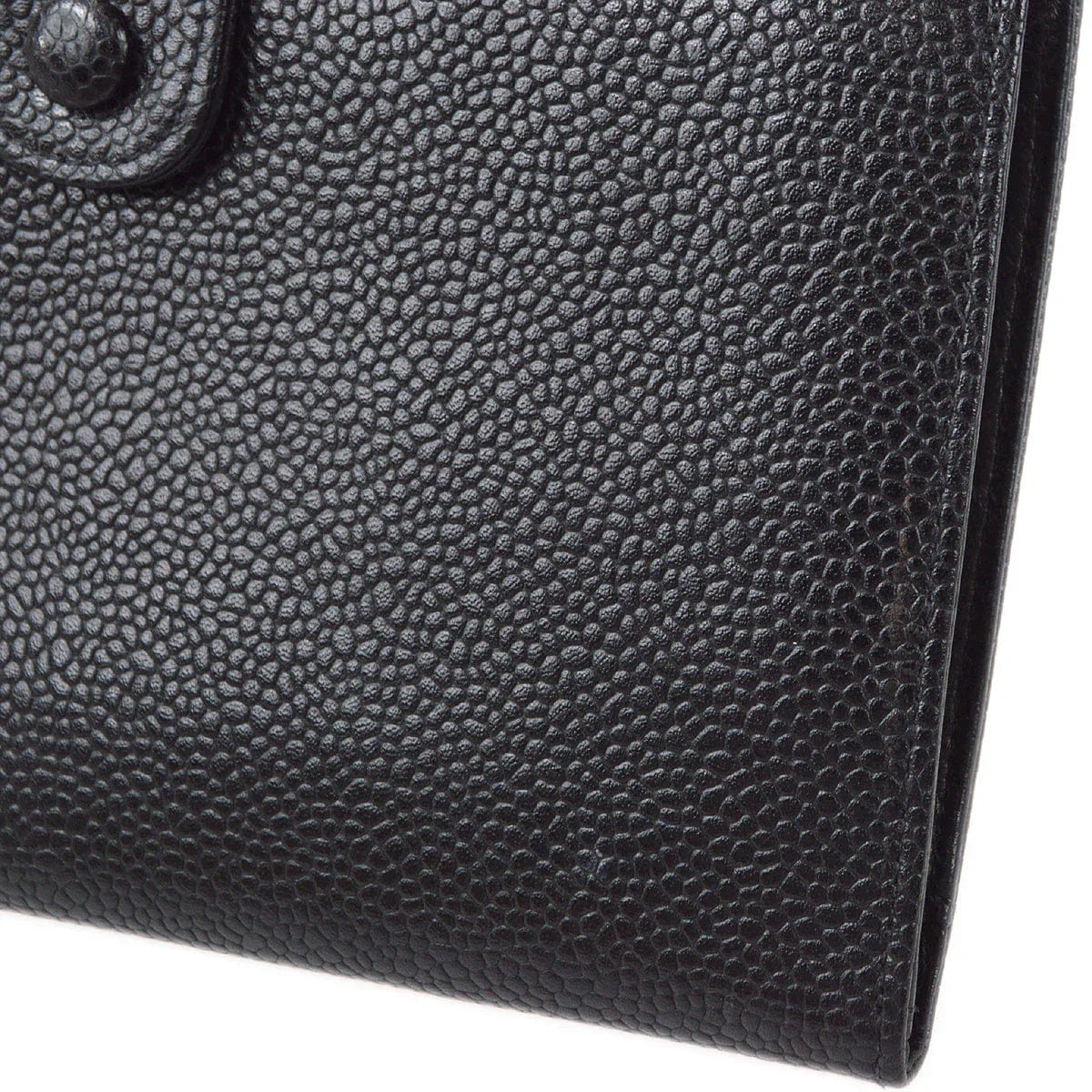 Chanel 1996 - 1997 Timeless Long Wallet Black Caviar