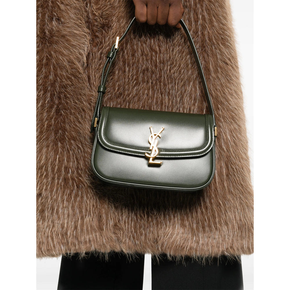 Saint Laurent Green Satchels & Cross Body Bags Women