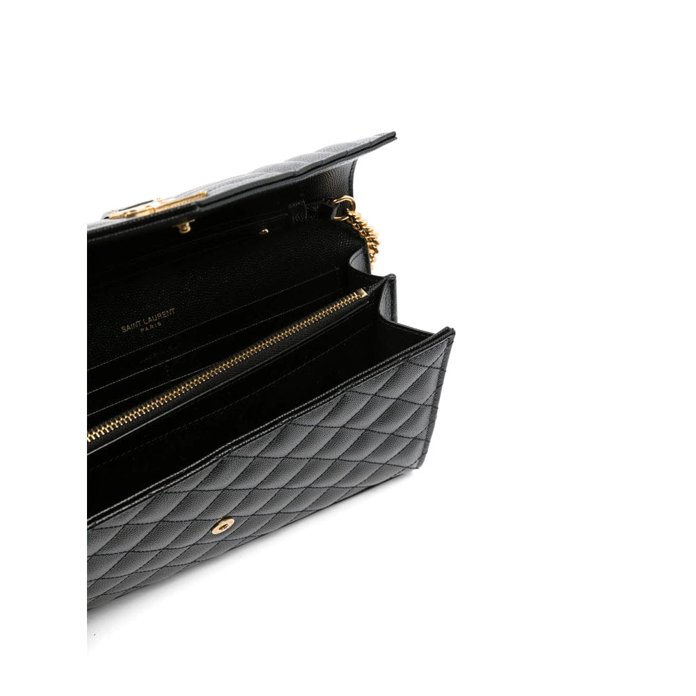 Saint Laurent Black Satchels & Cross Body Bags Women
