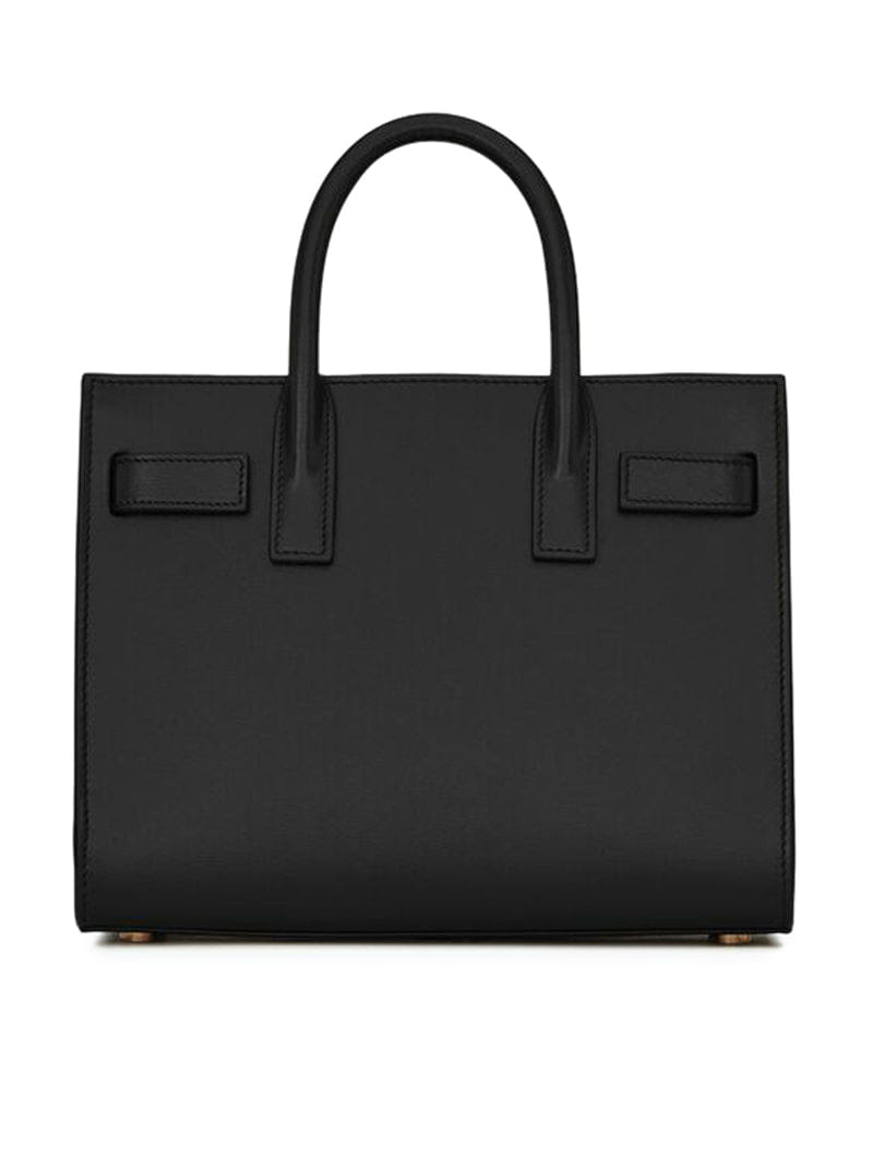 Saint Laurent Women Smooth Leather Sac De Jour Bag - Nano