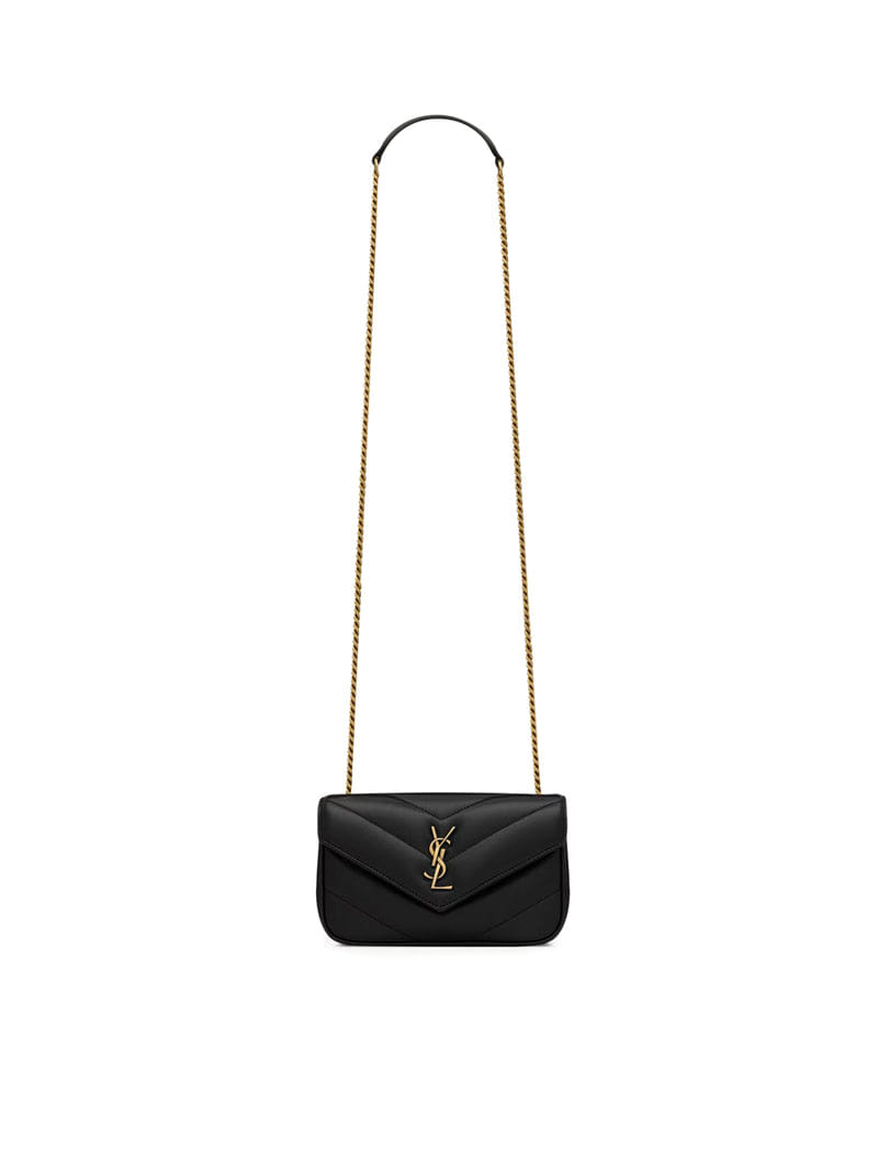 Saint Laurent Women Loulou Mini Lambskin Bag