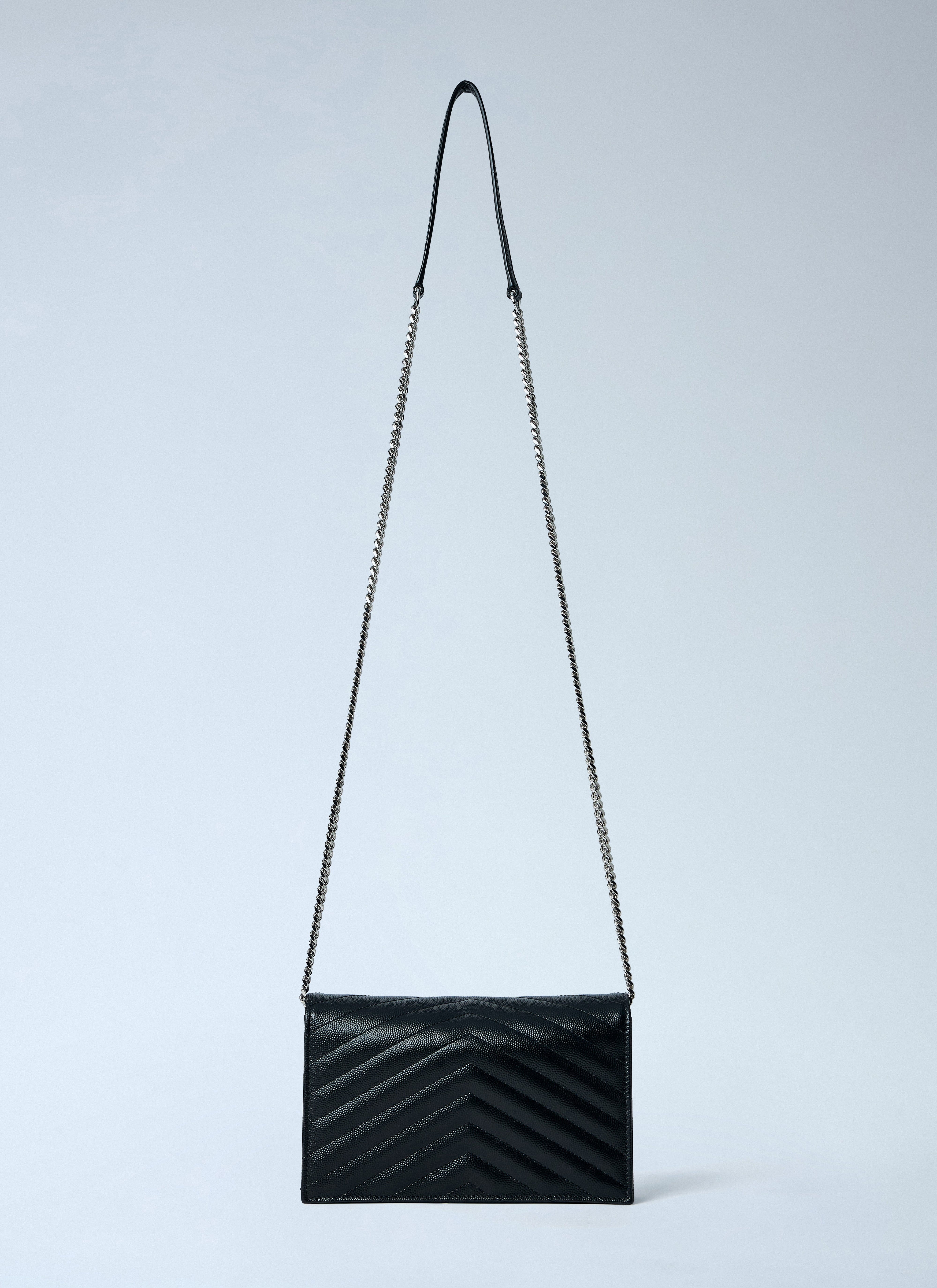Saint Laurent Women Cassandre Envelop Chain Wallet
