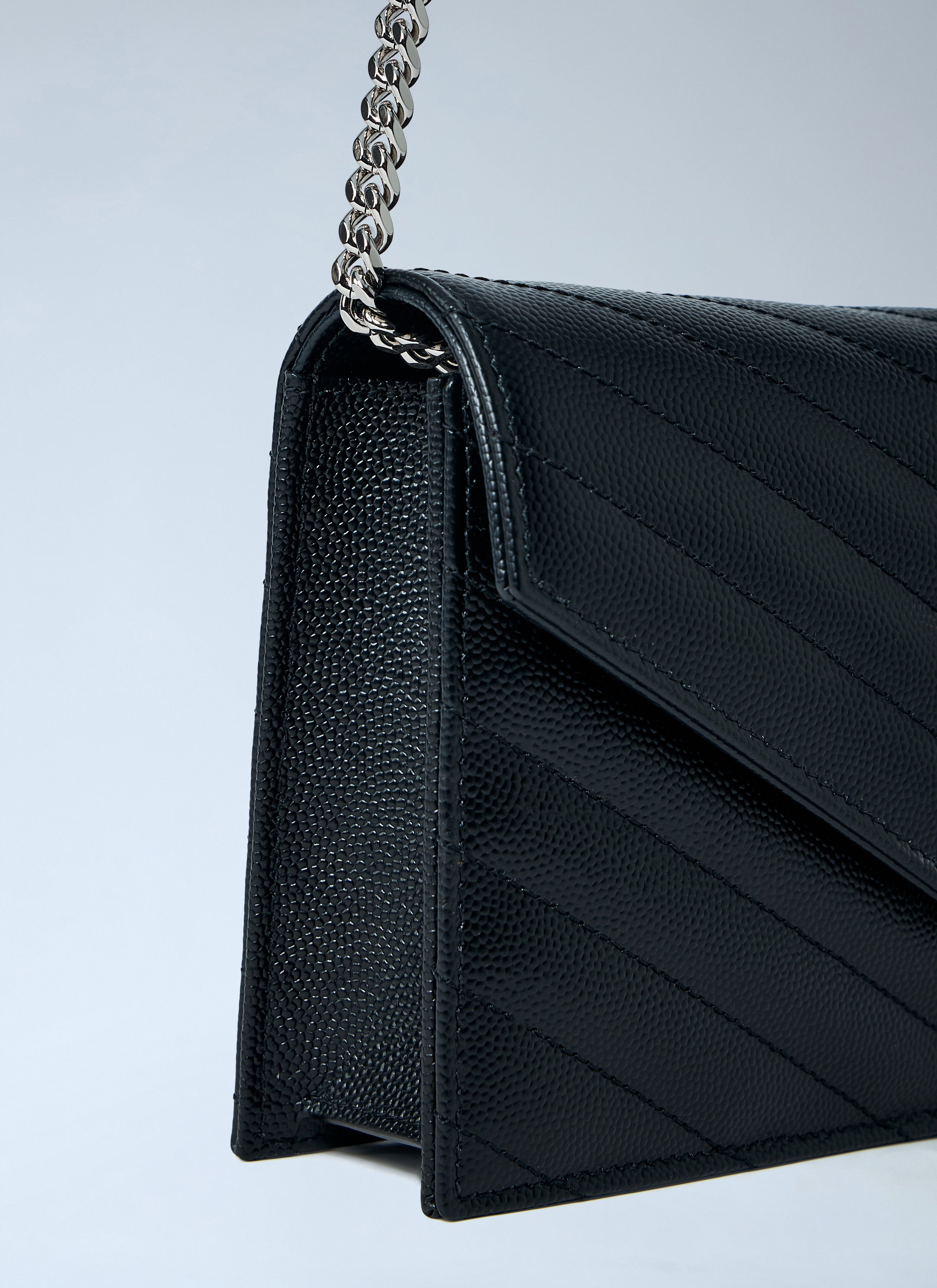 Saint Laurent Women Cassandre Envelop Chain Wallet