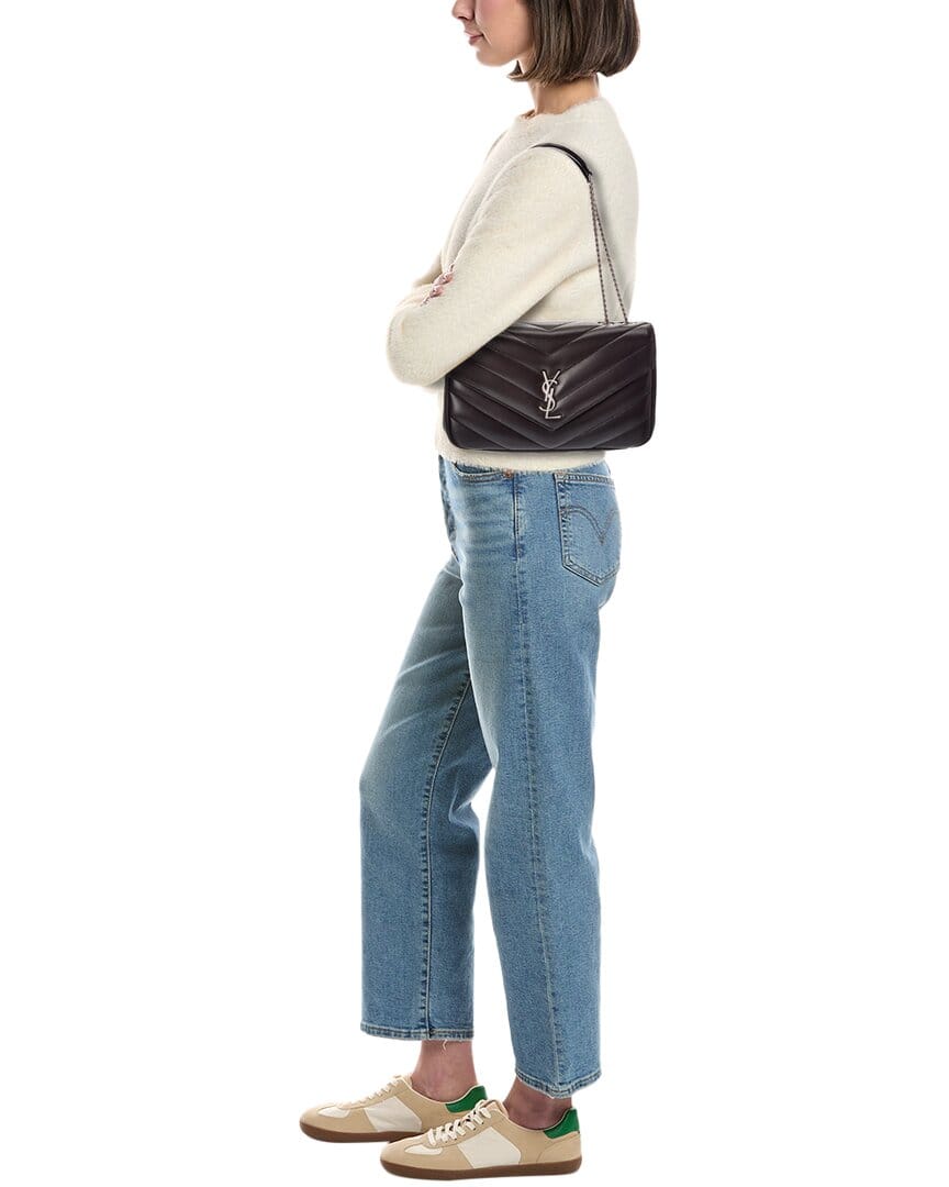 Saint Laurent Loulou Medium Leather Shoulder Bag