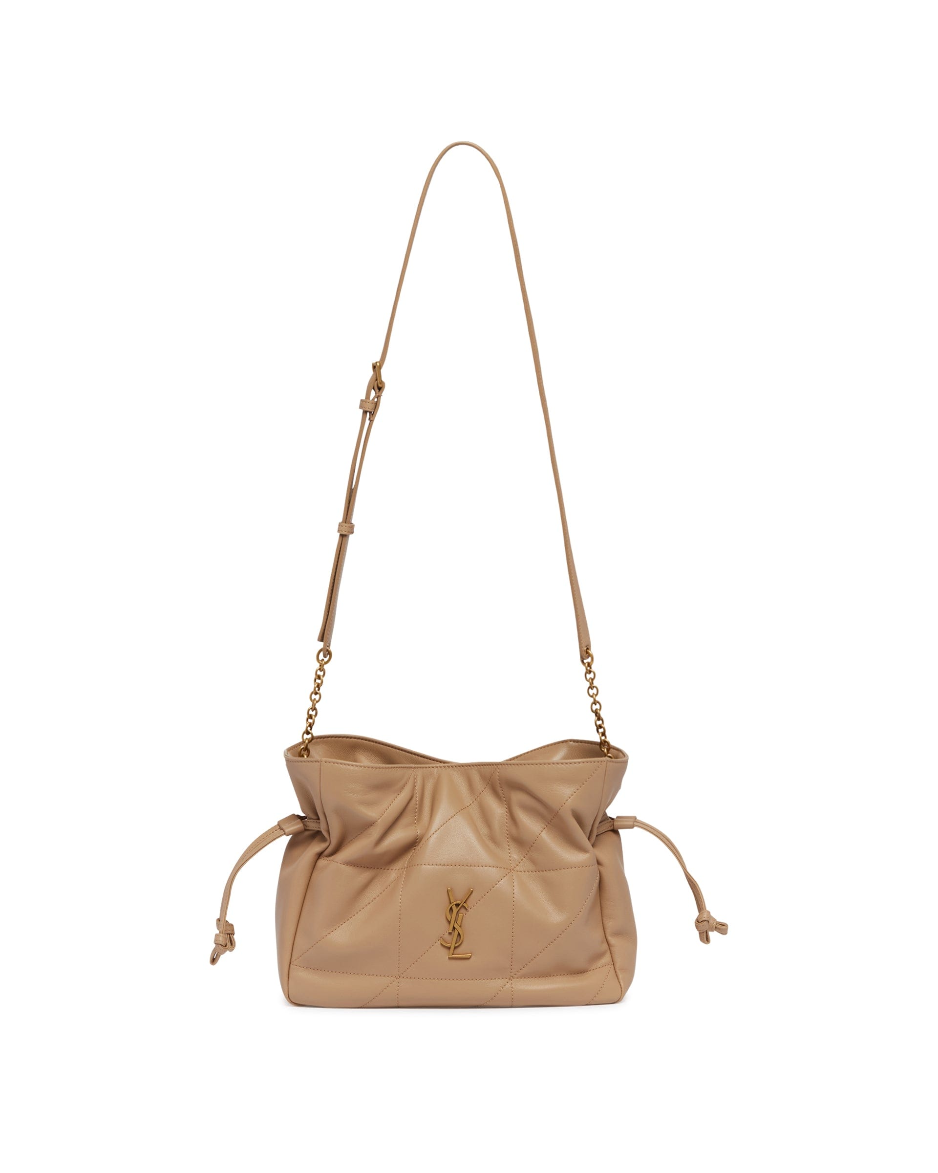 Saint Laurent Pochette A Spalla Jamie Beige