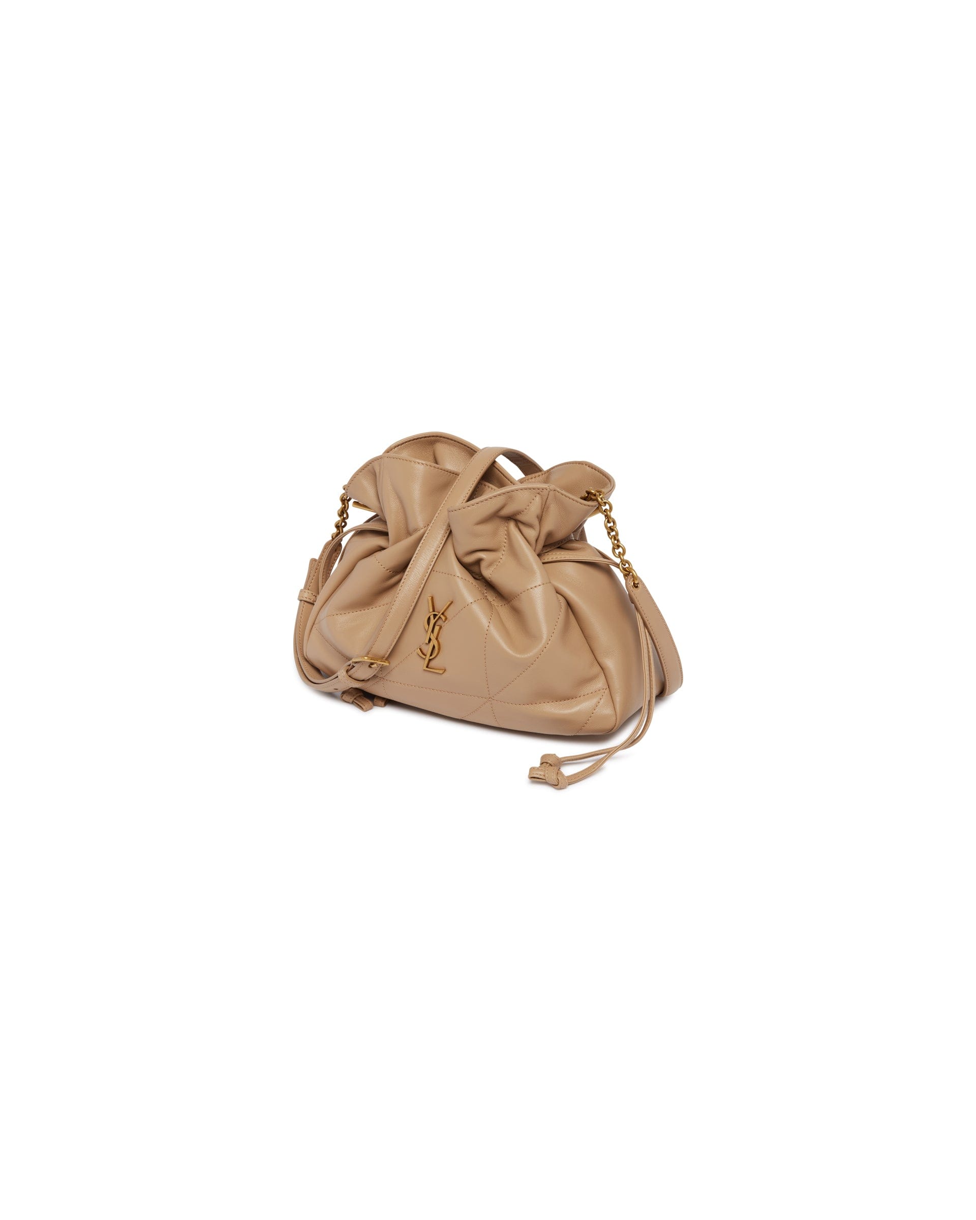 Saint Laurent Pochette A Spalla Jamie Beige
