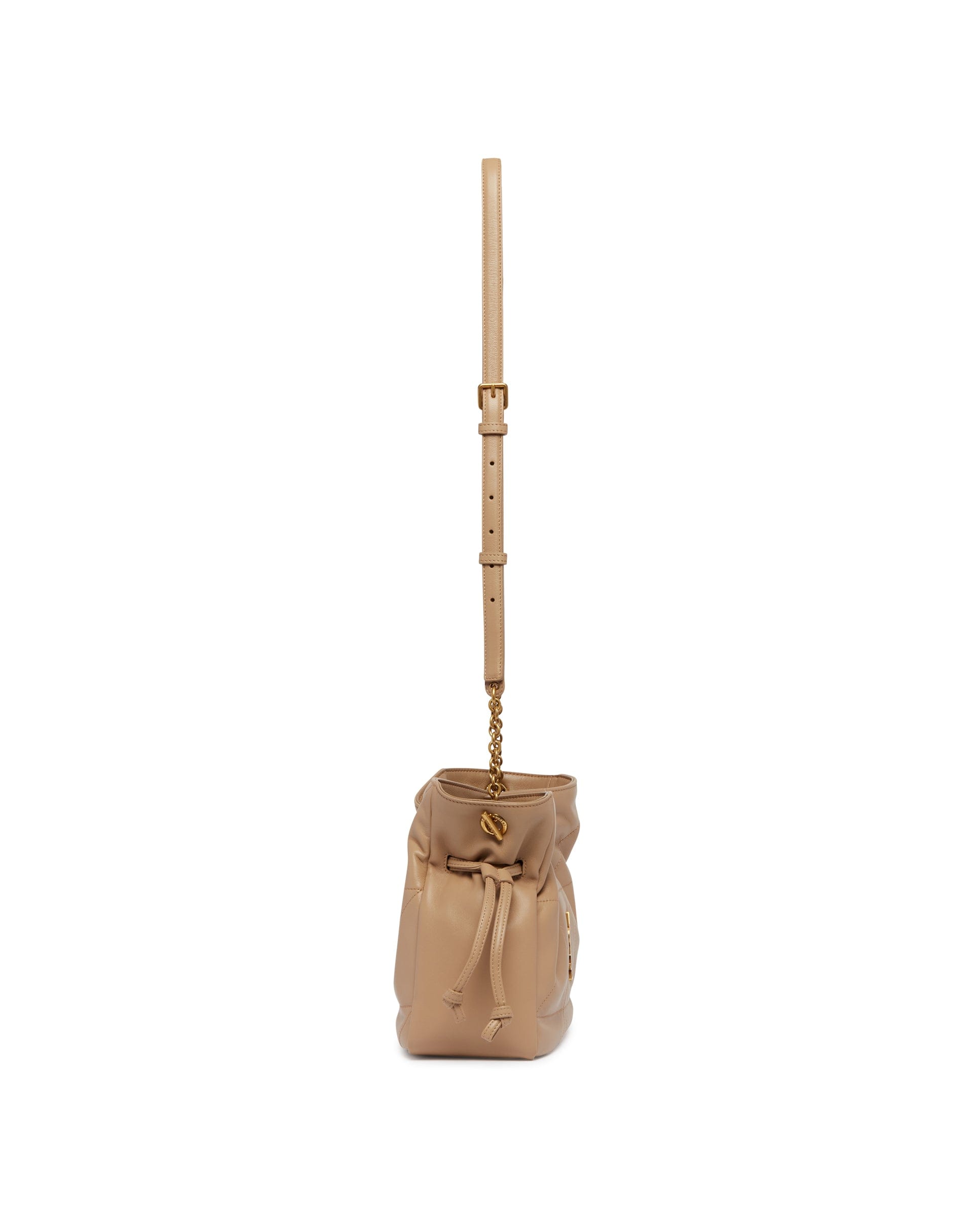 Saint Laurent Pochette A Spalla Jamie Beige